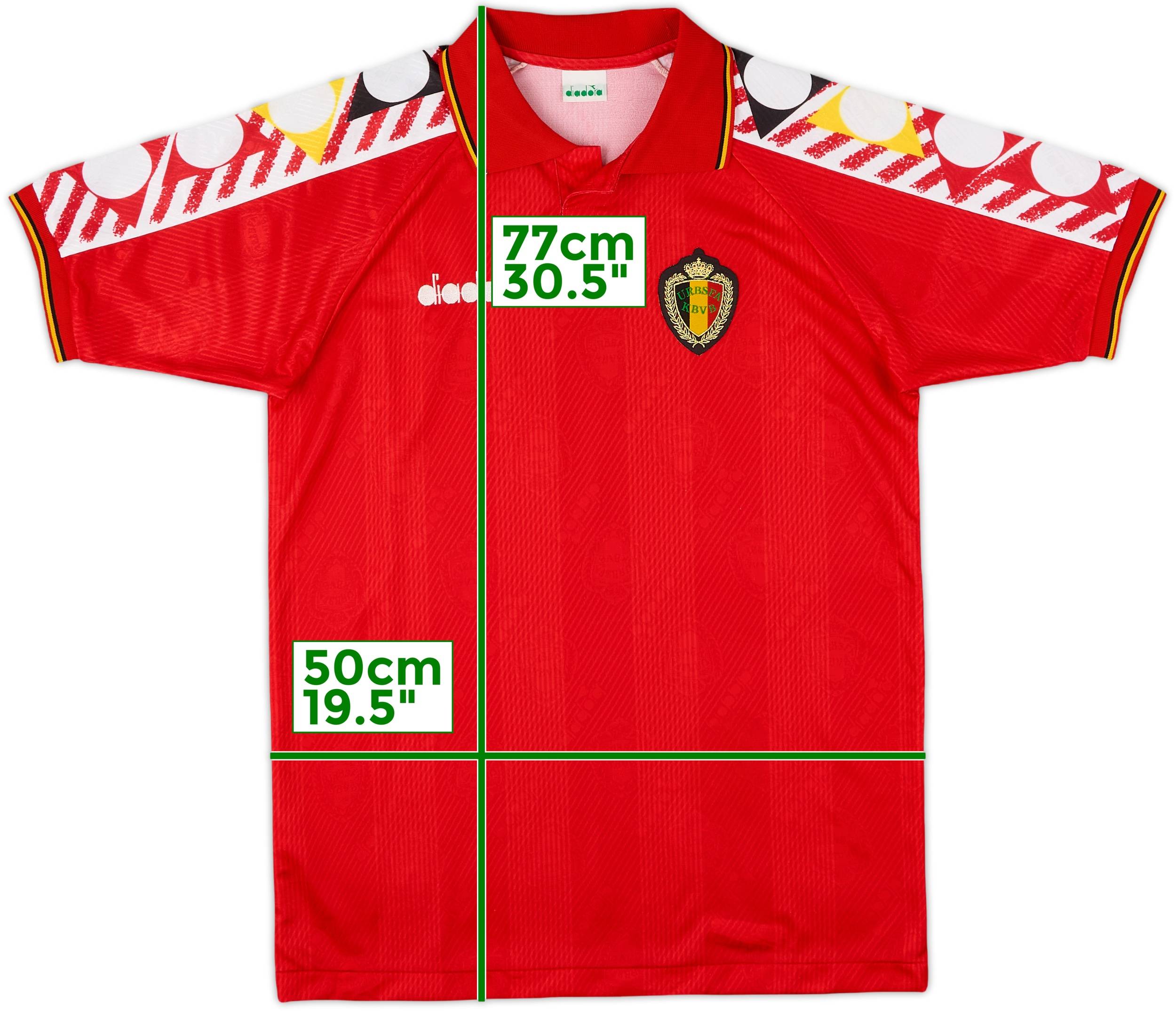 1994-96 Belgium Home Shirt - 10/10 - (L)