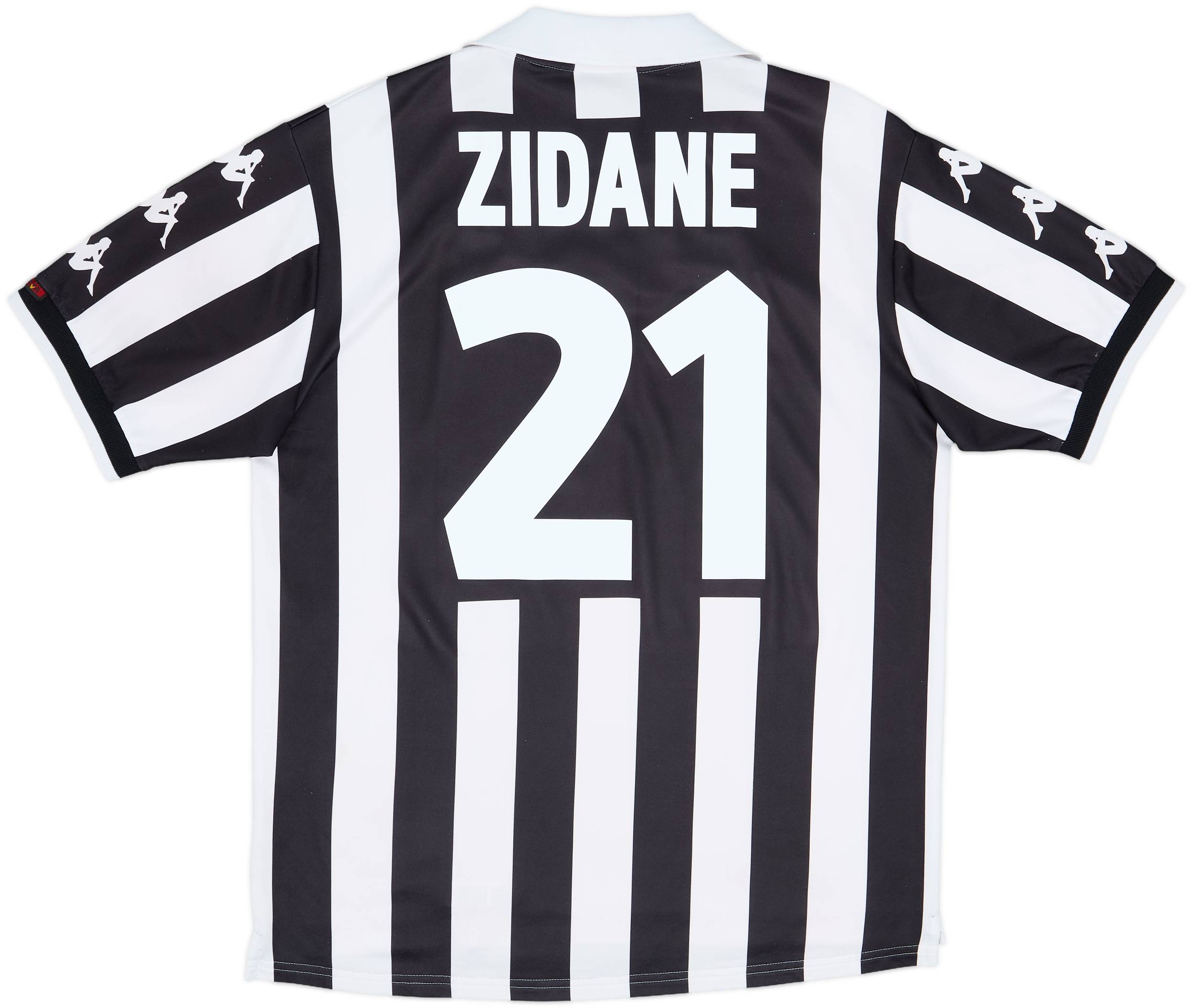 1999-00 Juventus Home Shirt Zidane #21 - 8/10 - (L)