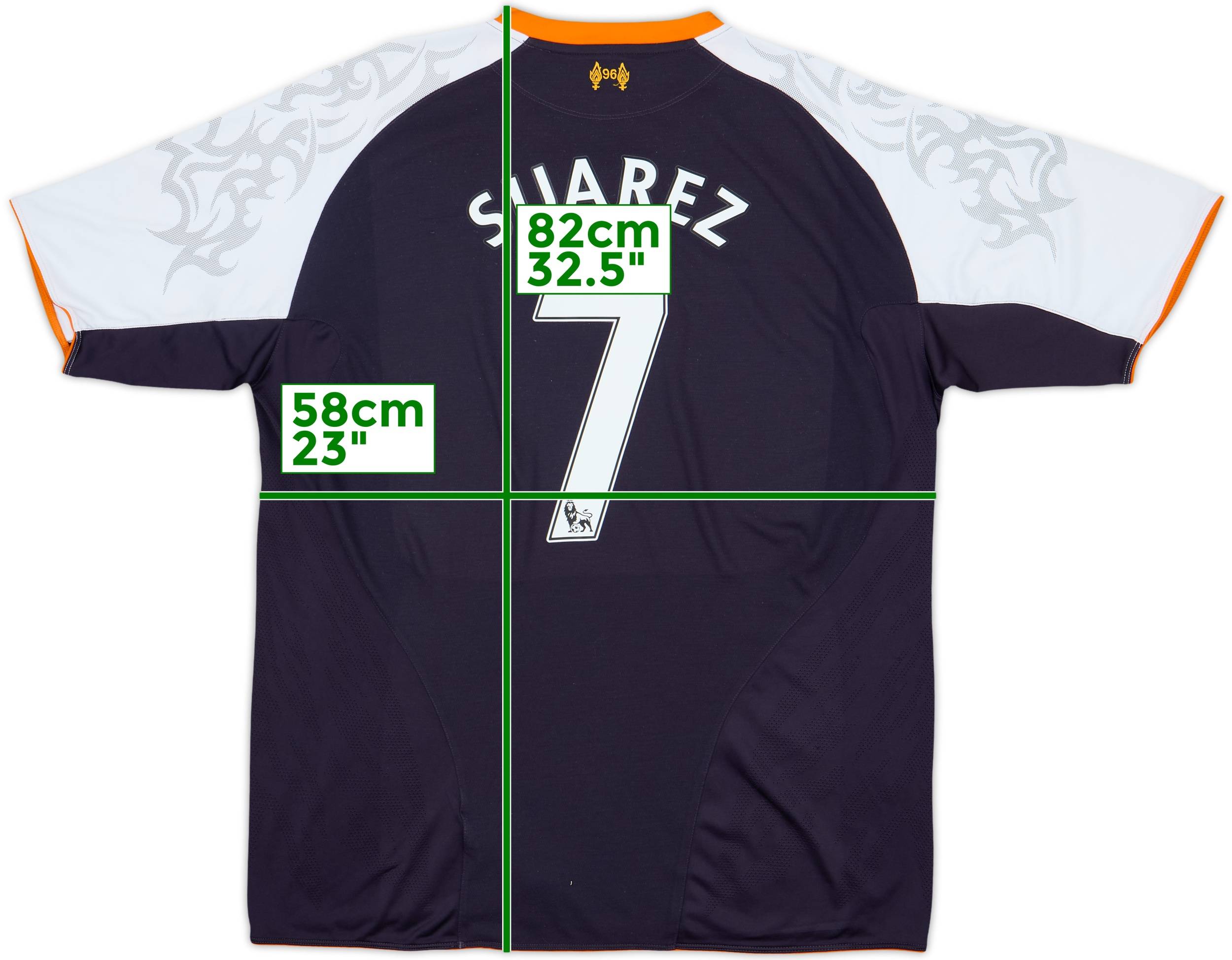 2012-13 Liverpool Third Shirt Suarez #7 - 8/10 - (XXL)