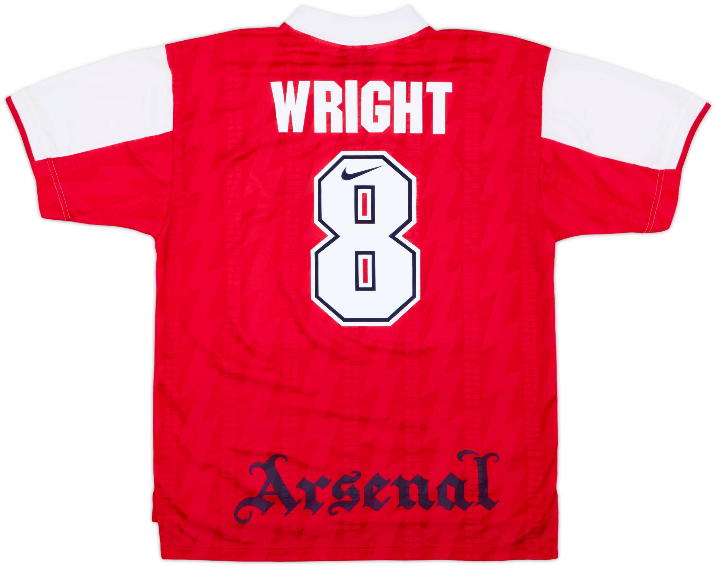 美品！Arsenal FC 94-96 ホーム ユニフォーム　早い者勝ち！ 1994-96 Arsenal Home Shirt Wright #8 - 8/10 - (XL)