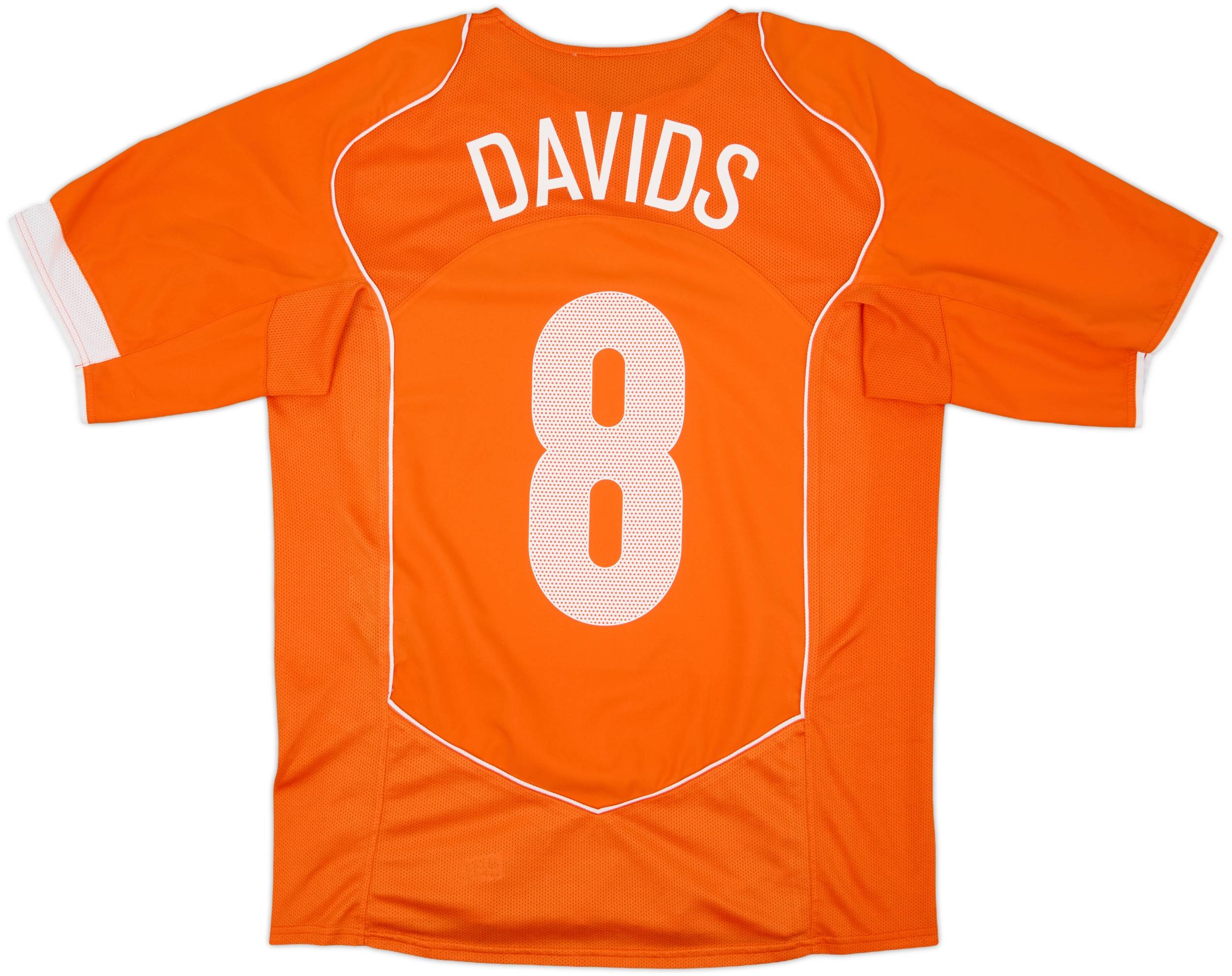 Nike サッカー　オランダ代表ユニフォーム　04/06 DAVIDS 8 2004-06 Netherlands Home Shirt Davids #8 - 8/10 - (M)