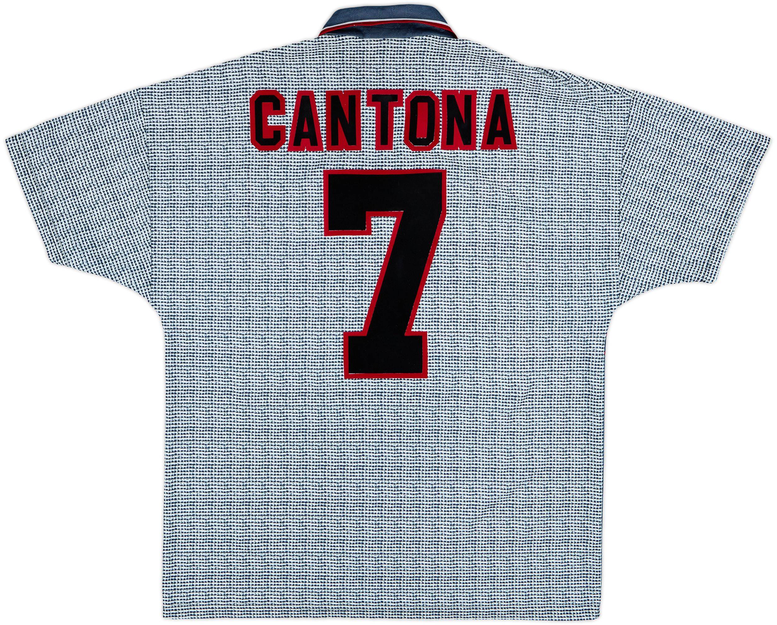 1995-96 Manchester United Away Shirt Cantona #7 - 5/10 - (L)