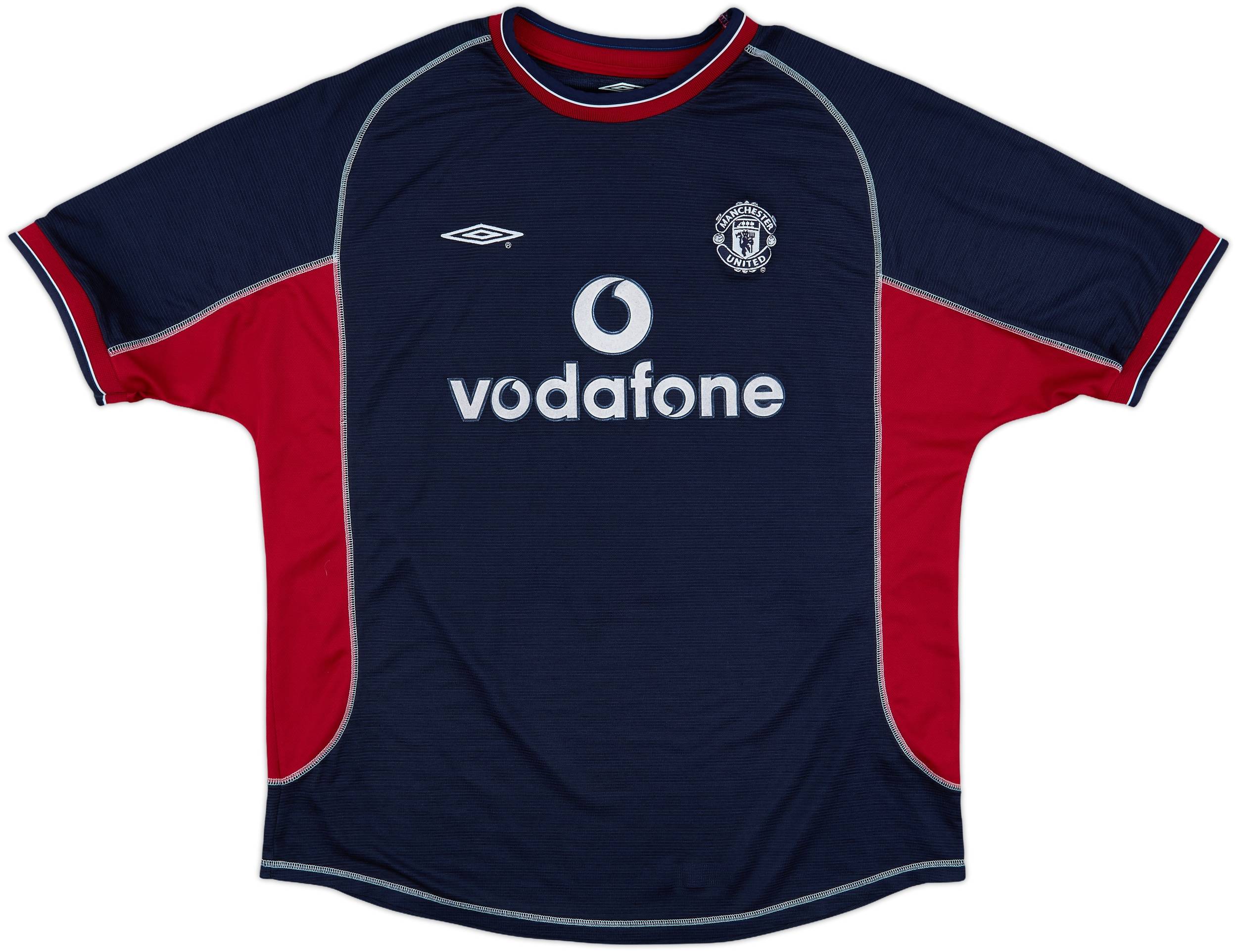 2000-01 Manchester United Third Shirt Beckham #7 - 9/10 - (XL)