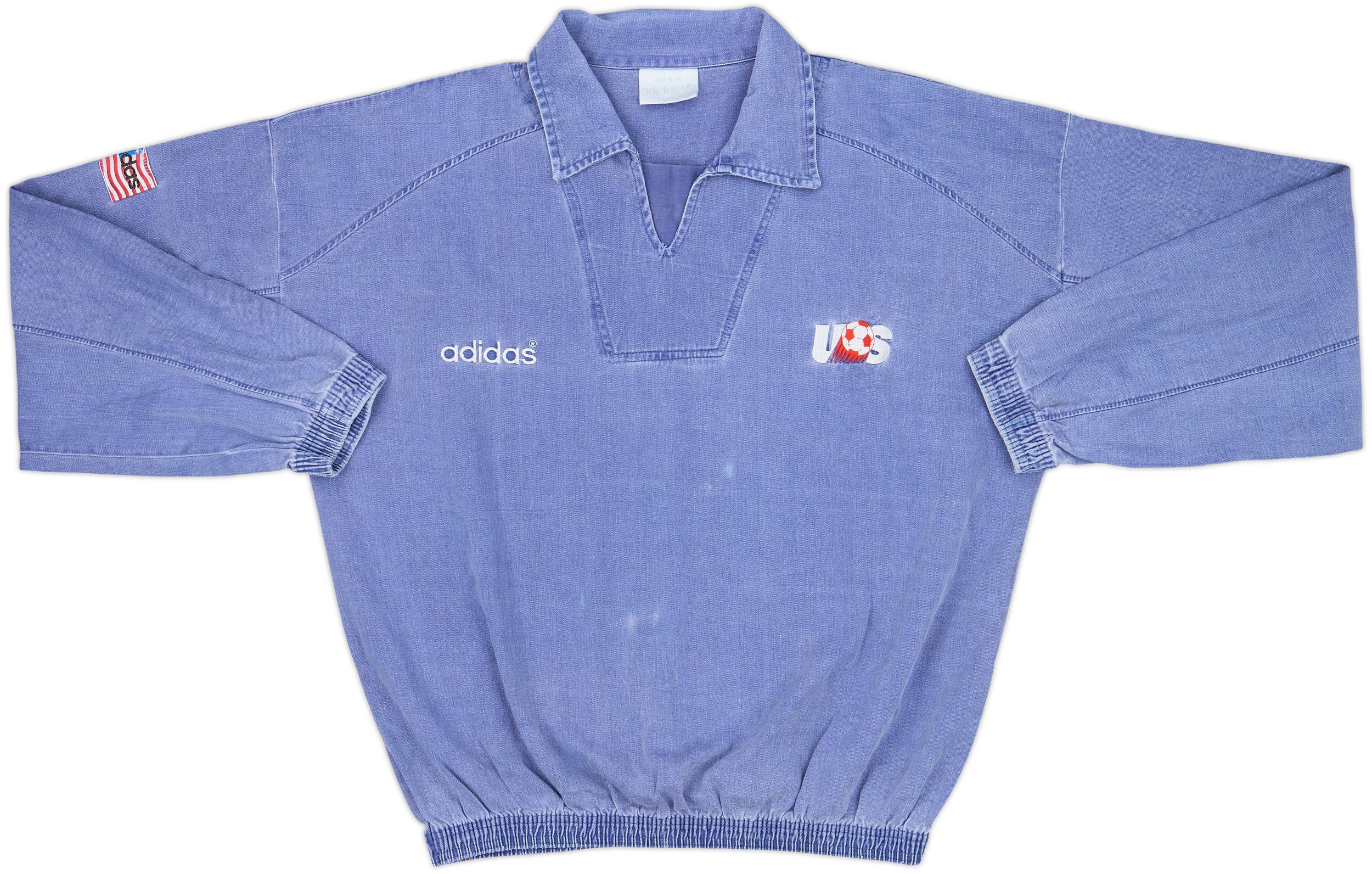 アメリカ代表　ドリルトップ　94年　ワールドカップ　アディダス 1994 USA adidas Drill Top - 7/10 - (L)