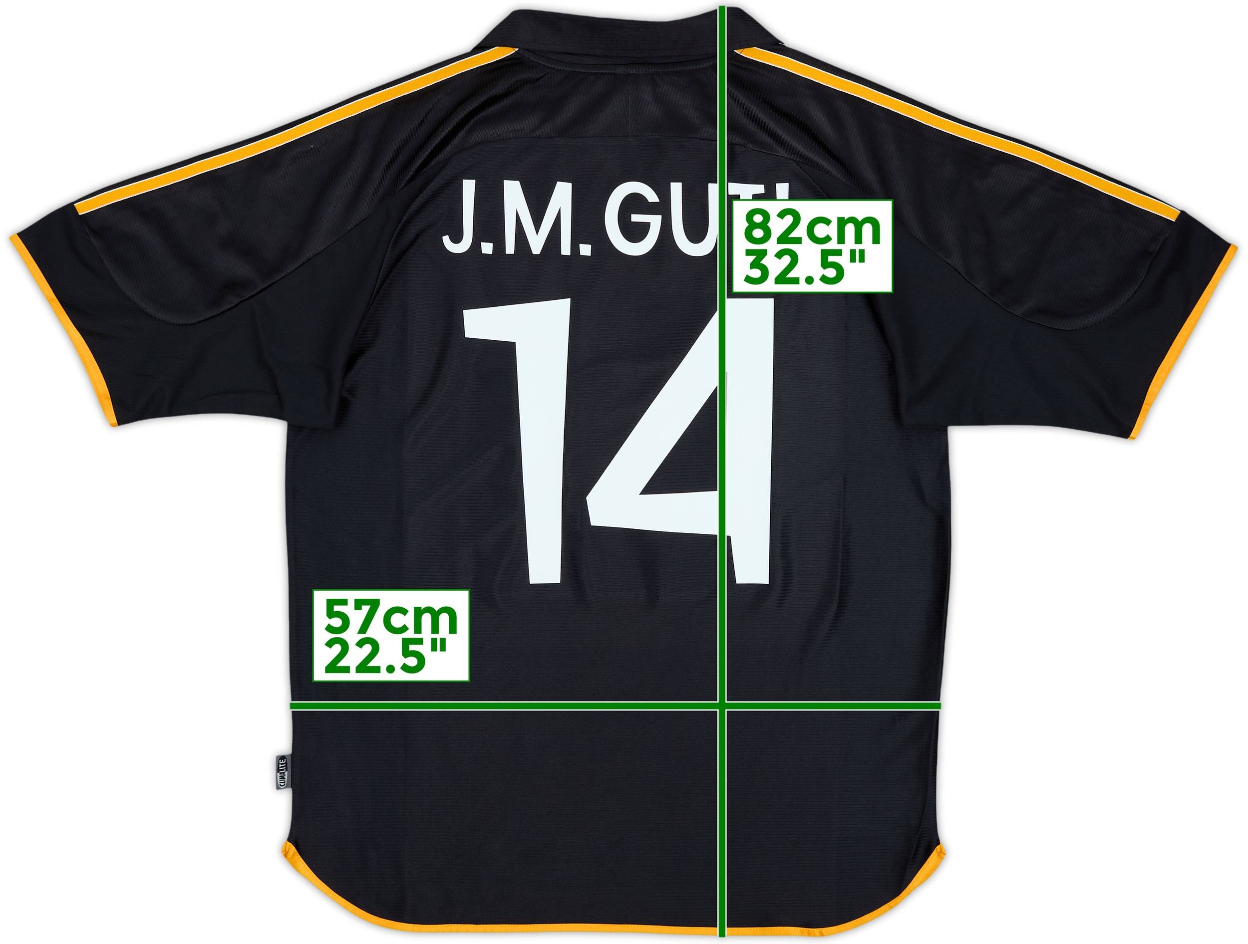 1999-01 Real Madrid Away Shirt J.M.Guti #14 - 9/10 - (L)