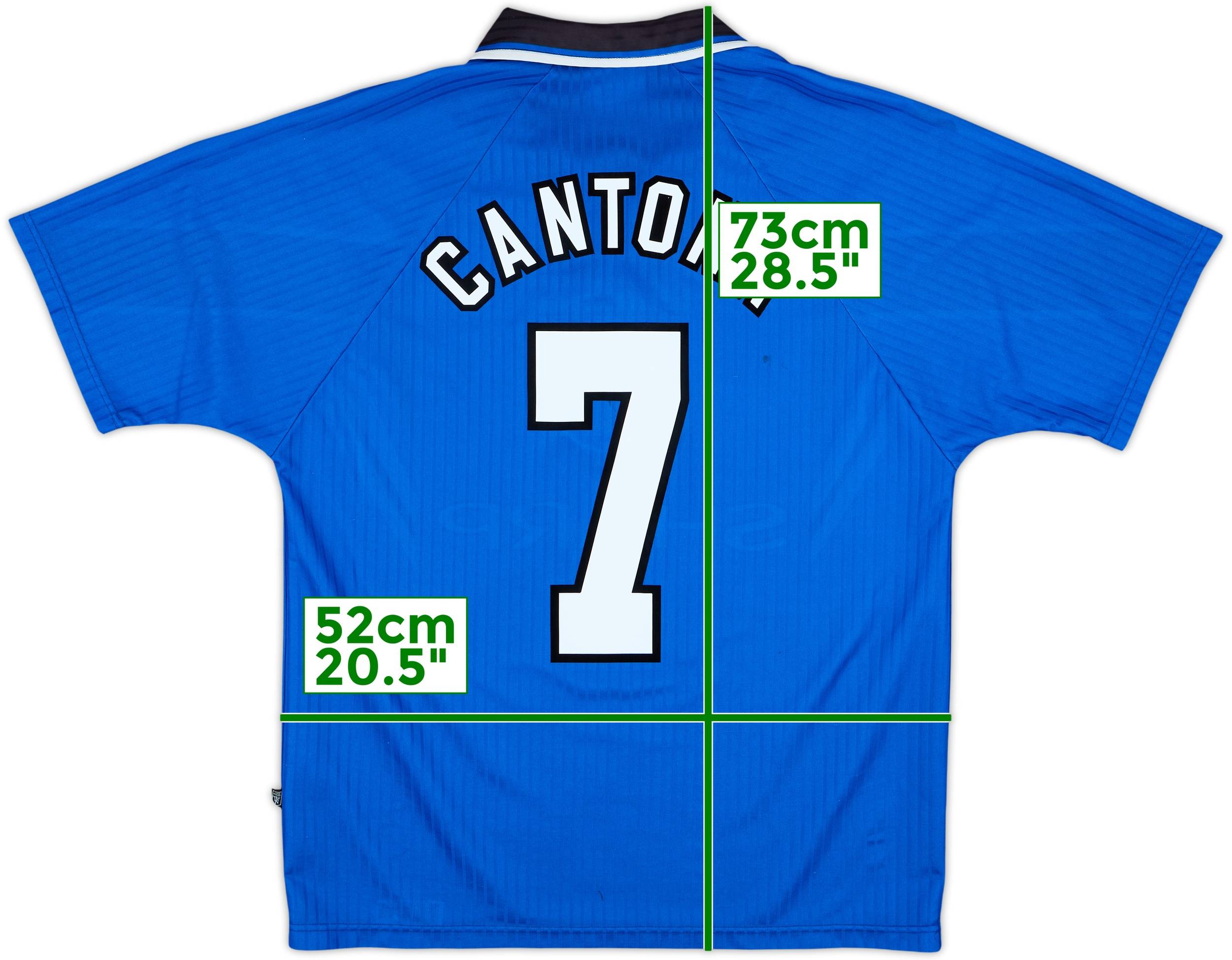 1996-98 Manchester United Third Shirt Cantona #7 - 8/10 - (M)