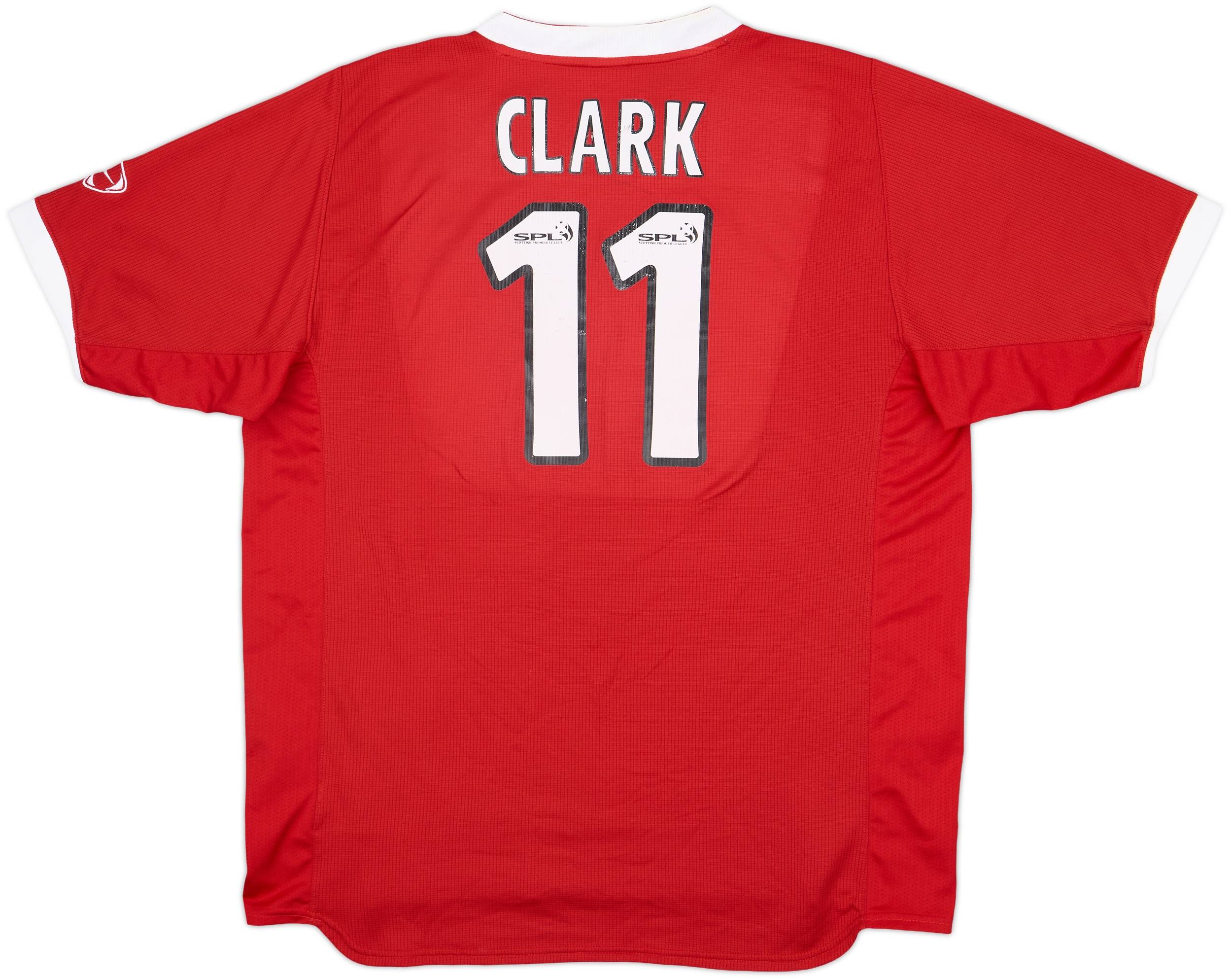 2007-08 Aberdeen Home Shirt Clark #11 - 6/10 - (XL)