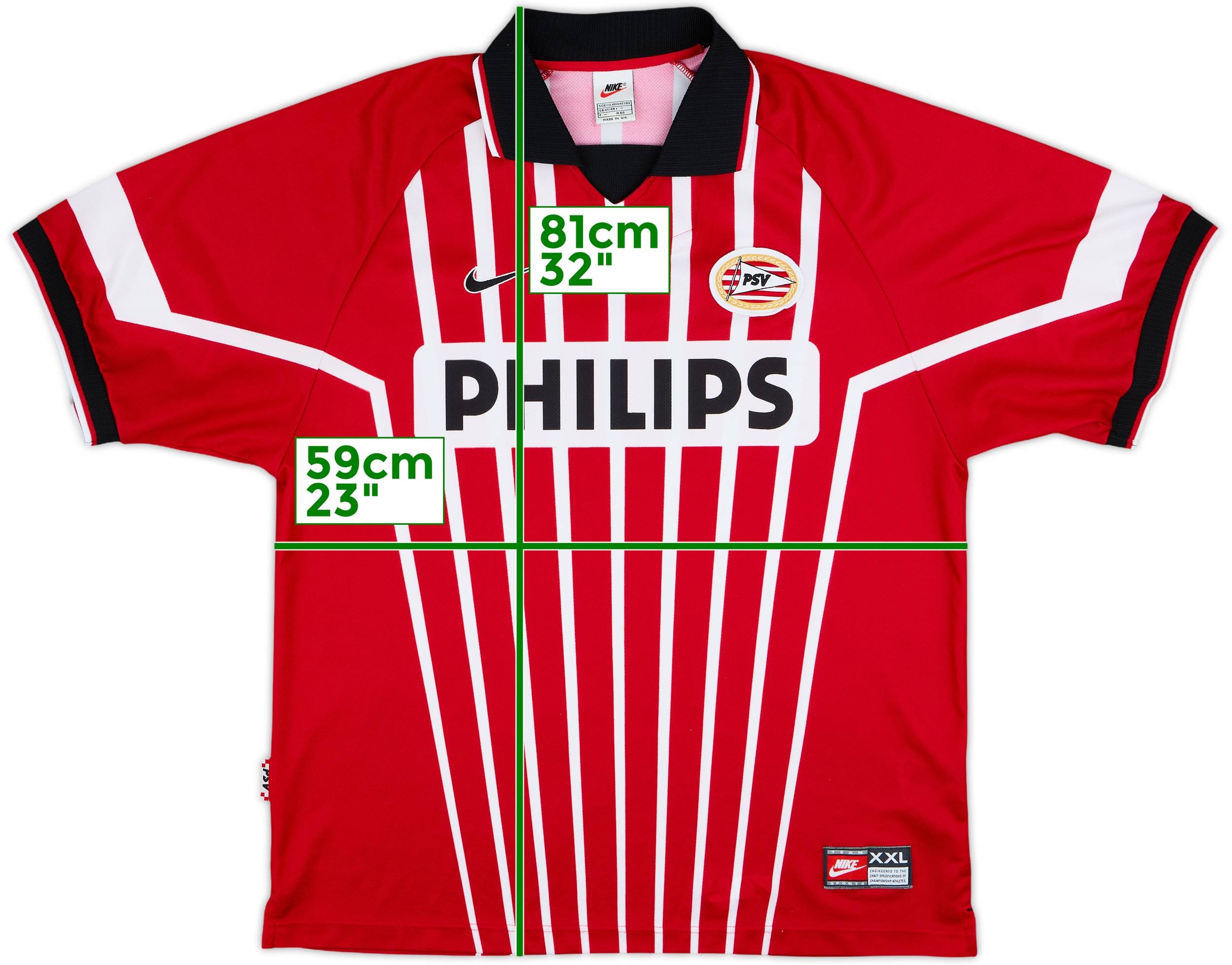 1997-98 PSV Home Shirt - 8/10 - (XXL)