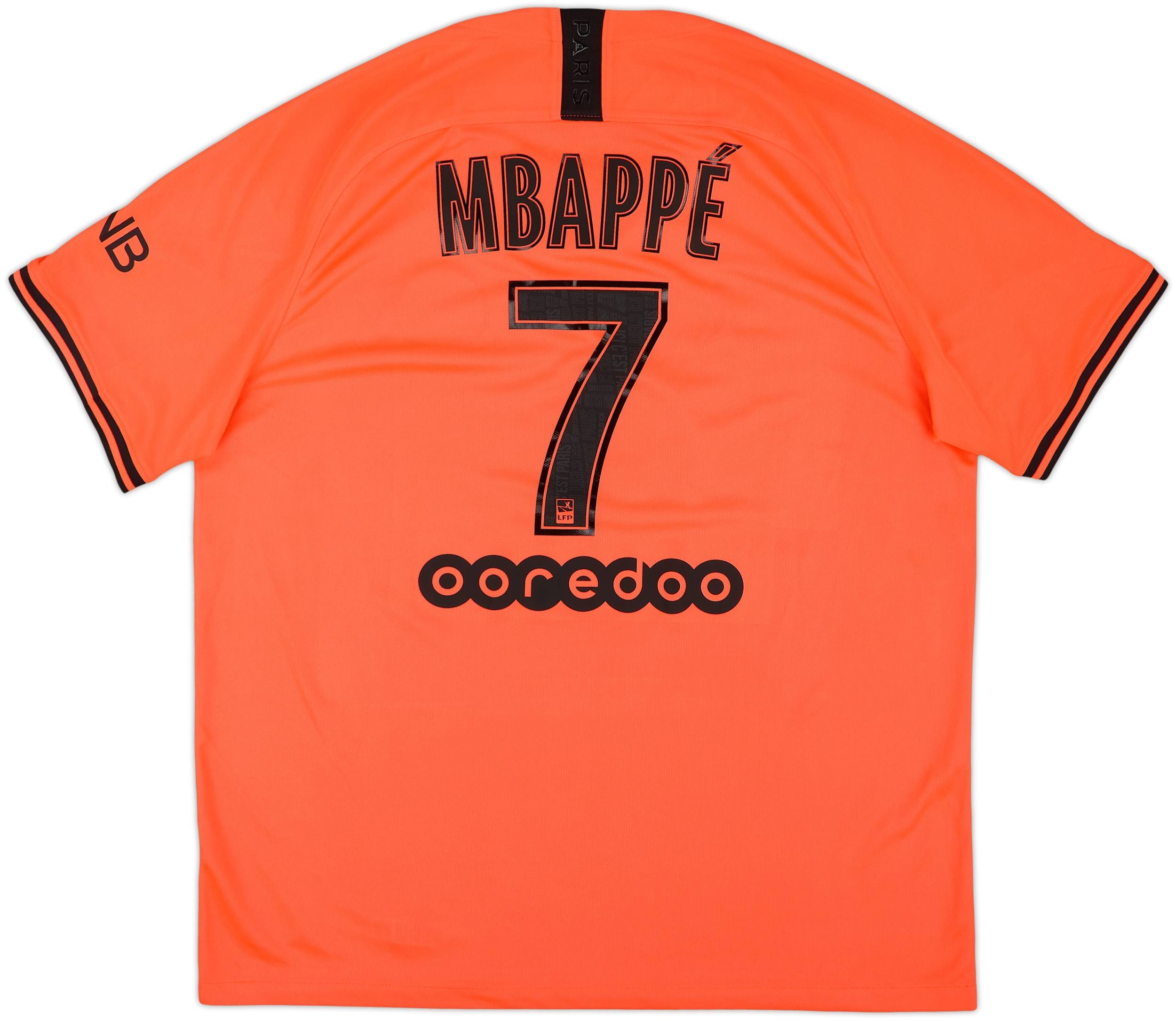 選手支給品 パリ・サンジェルマン 19-20 Mbappé 7 シャツ 2019-20 Paris Saint-Germain Home Shirt Mbappe #7 (M)