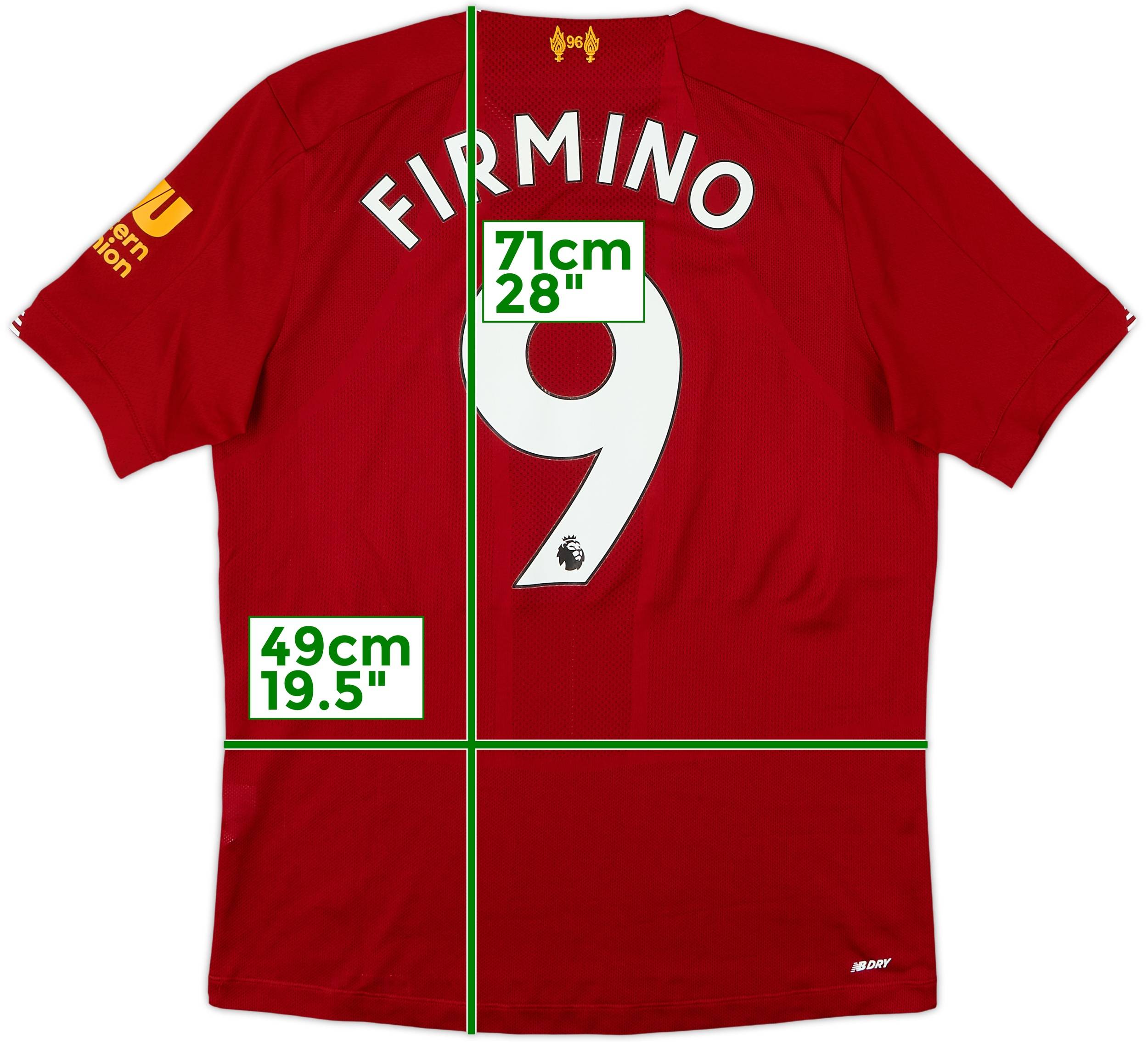 2019-20 Liverpool Home Shirt Firmino #9 - 9/10 - (S)
