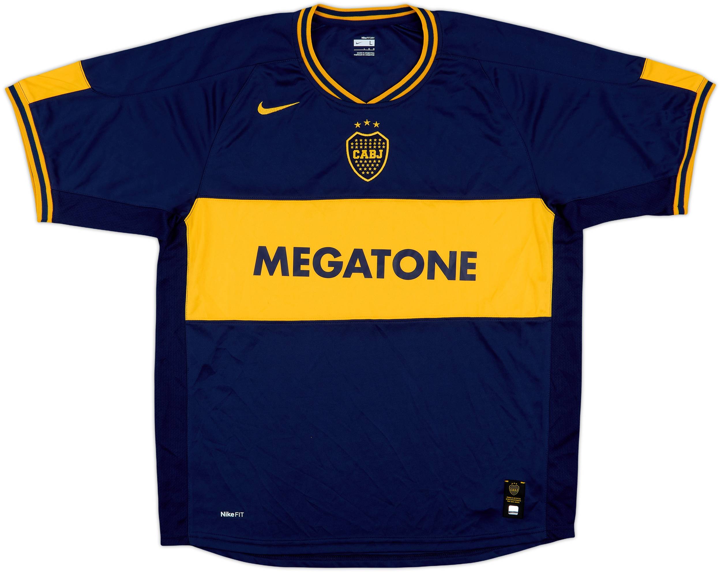 NIKE Boca Juniors 2006 オーセンティック　新品未使用　M Authentic BOCA Juniors M 2005 2006 Home Vintage jersey shirt
