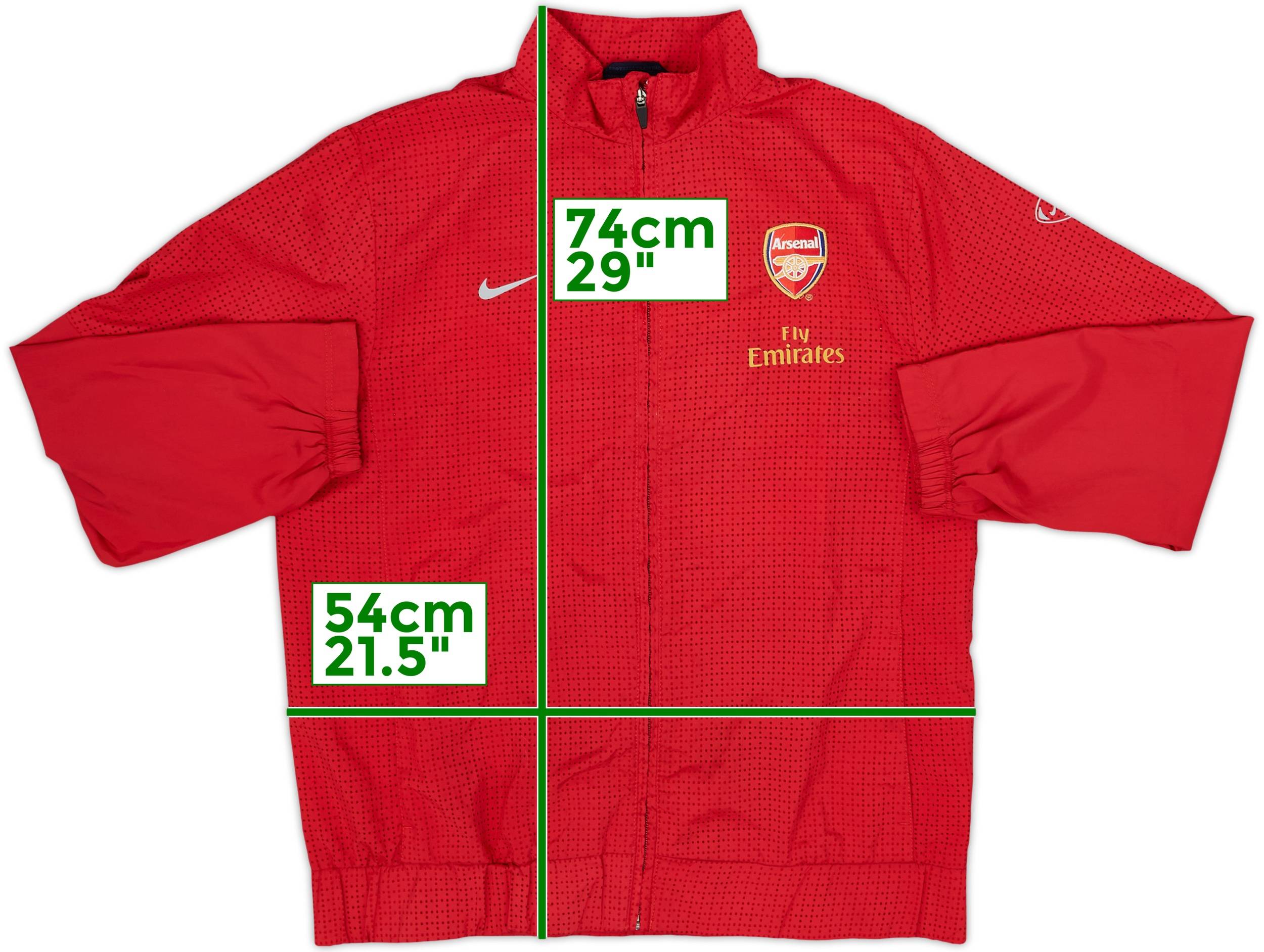 2009-10 Arsenal Nike Track Jacket - 7/10 - (XL.Boys)