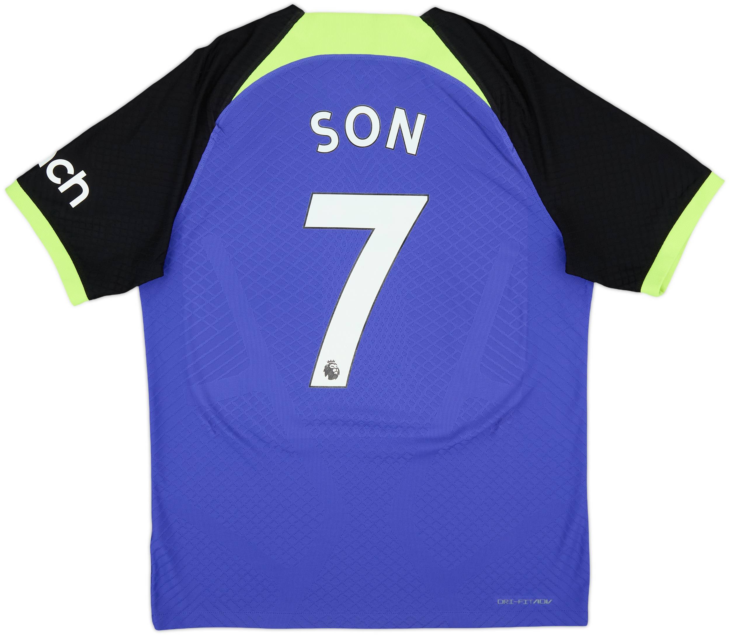 2022-23 Tottenham Authentic Away Shirt Son #7 - 10/10 - (M)