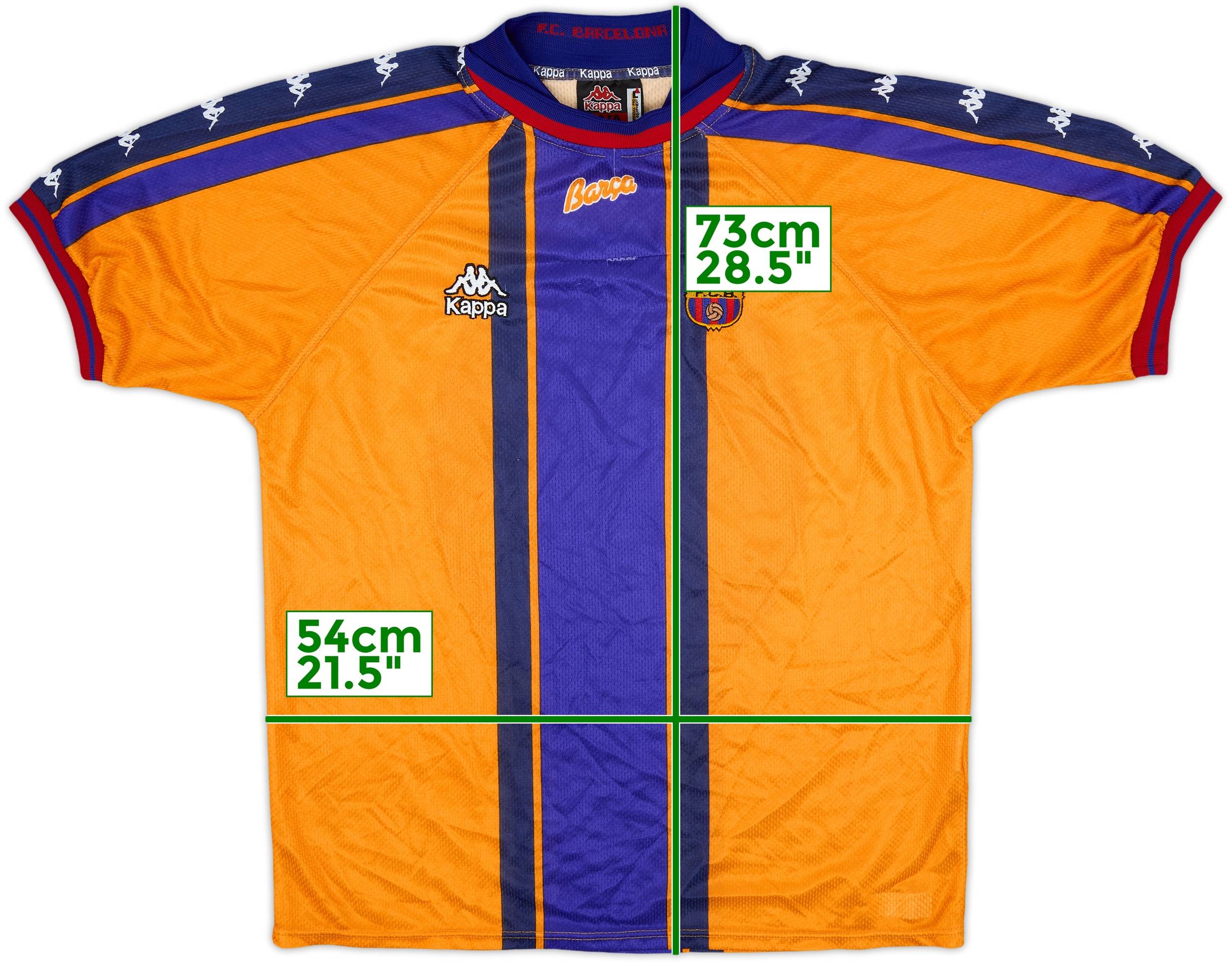 1997-98 Barcelona Away Shirt - 7/10 - (L)