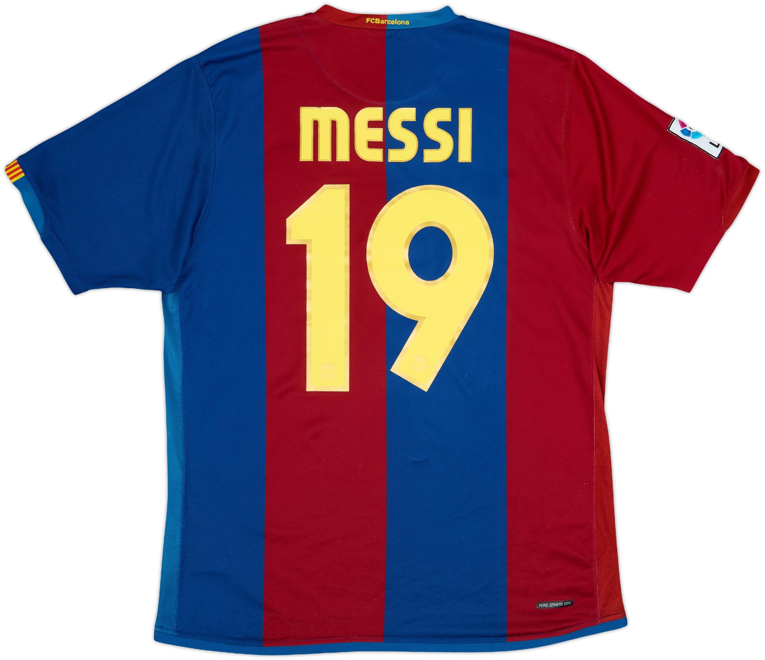 FC Barcelona Nike Messi 19 シャツ 2006-07 Barcelona Home Shirt Messi #19 - 8/10 - (L)