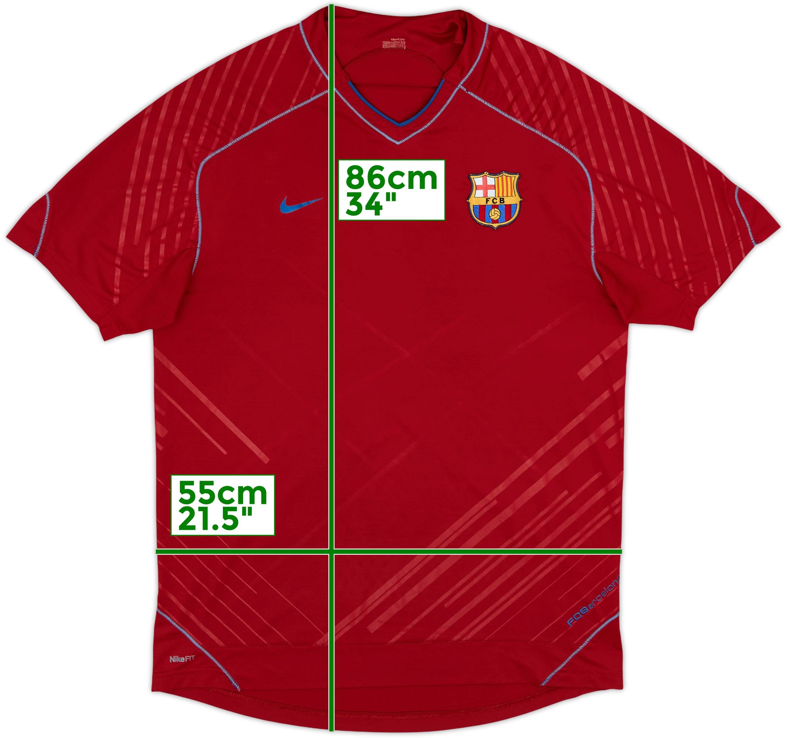 2007-08 Barcelona Nike Training Shirt - 7/10 - (XL)