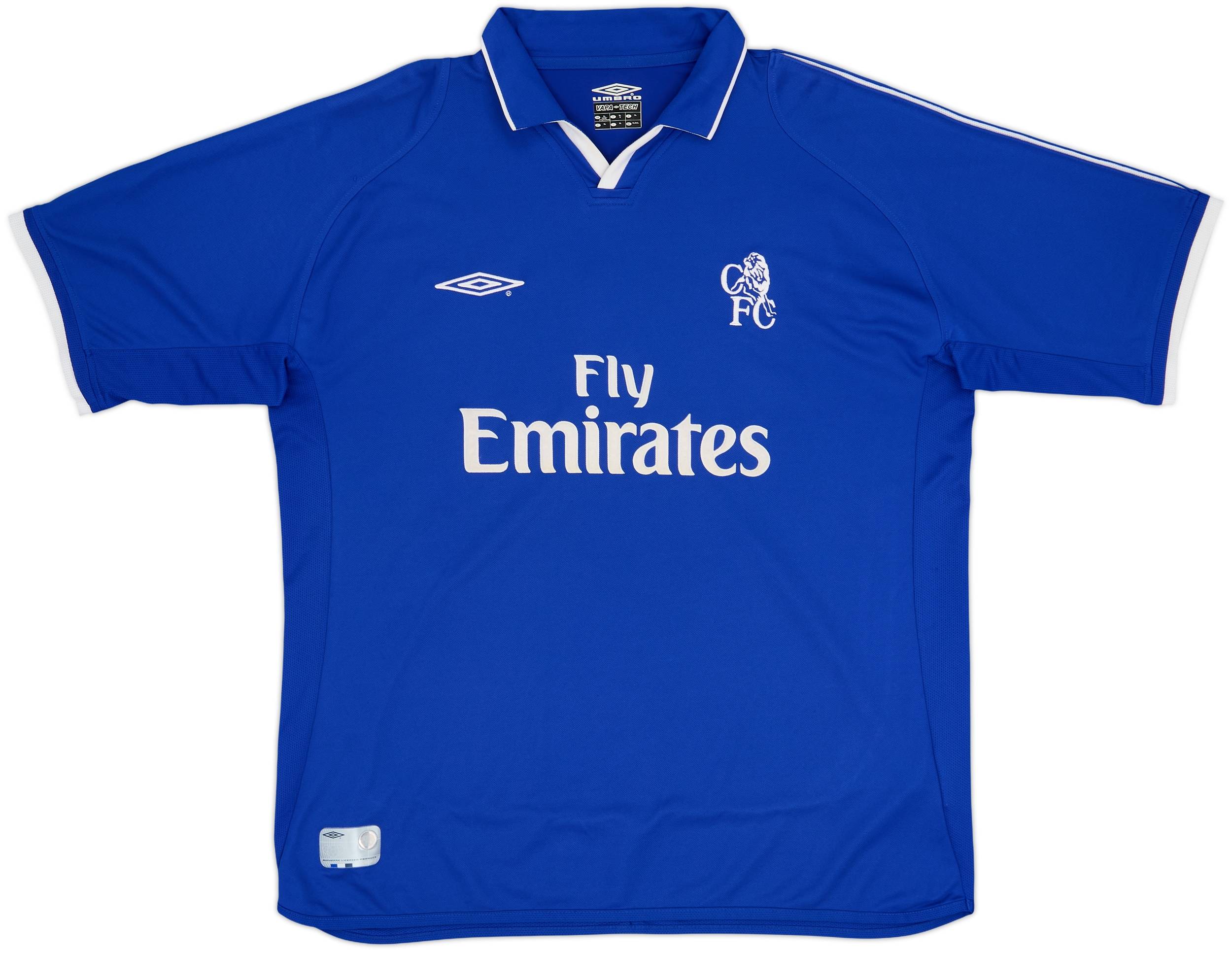 チェルシーF.C. ユニフォーム 2001-2003 CHELSEA Umbro 2001-03 Chelsea Home Shirt Hasselbaink #9 - 8/10 - (XL)