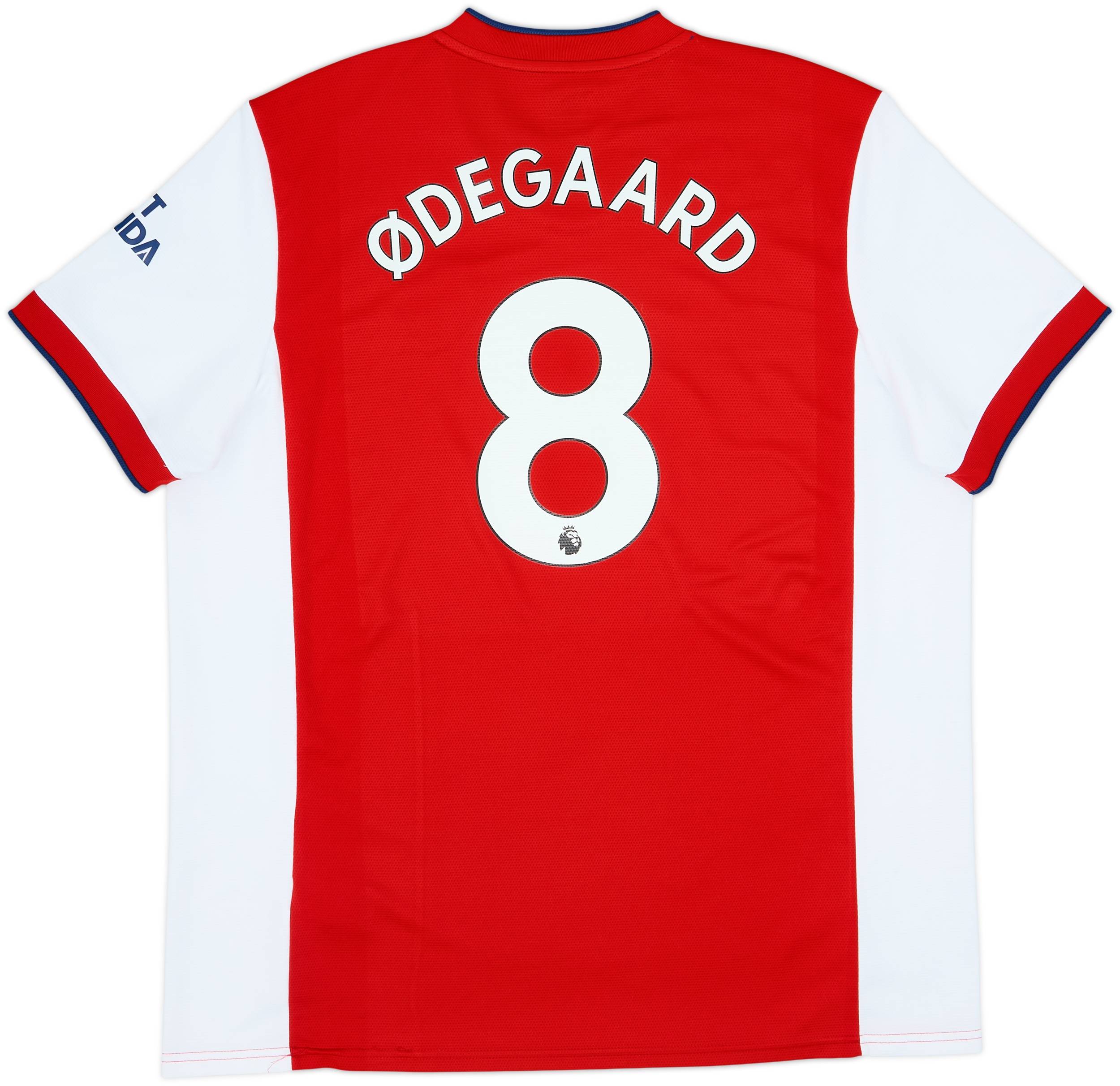 アーセナル ØDEGAARD新品 Mサイズ フルパッチ 2021-22 Arsenal Home Shirt Odegaard #8 - 8/10 - (XXL)