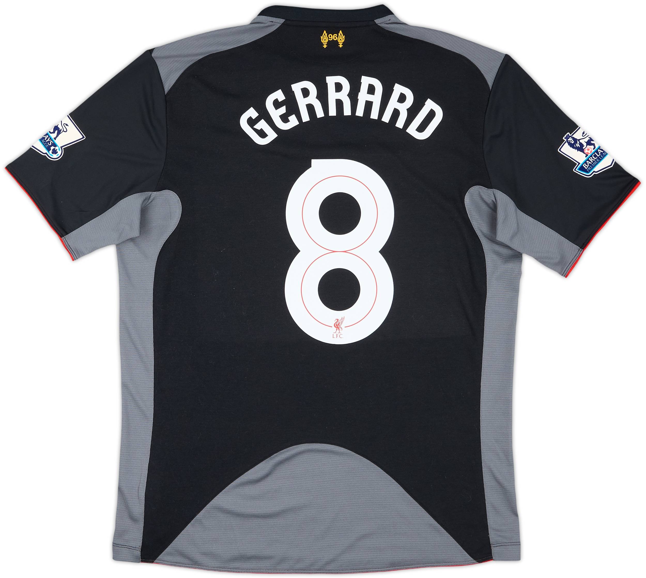 2012-13 Liverpool Away Shirt Gerrard #8 - 8/10 - (L)