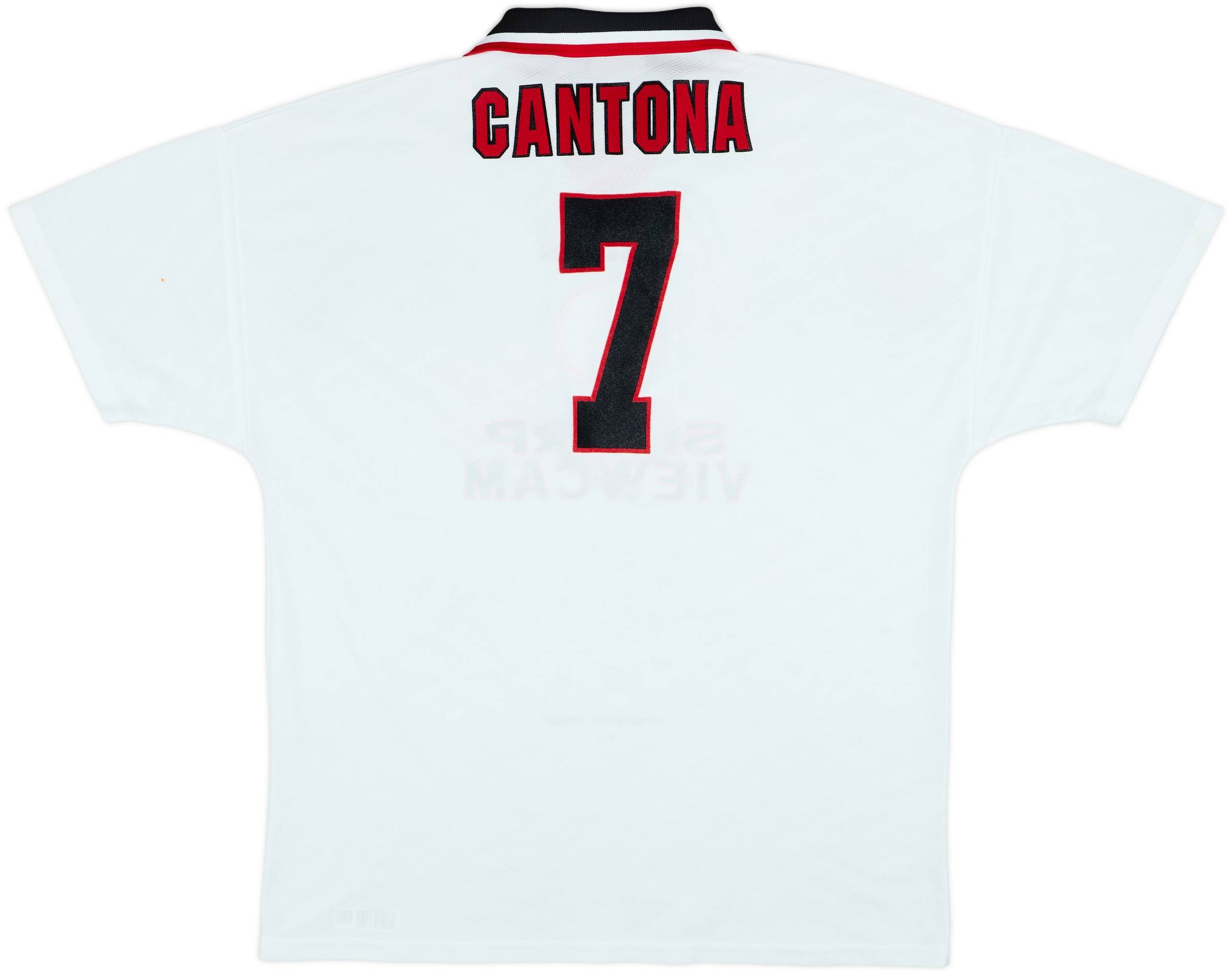 1996-97 Manchester United Away Shirt Cantona #7 - 8/10 - (XL)