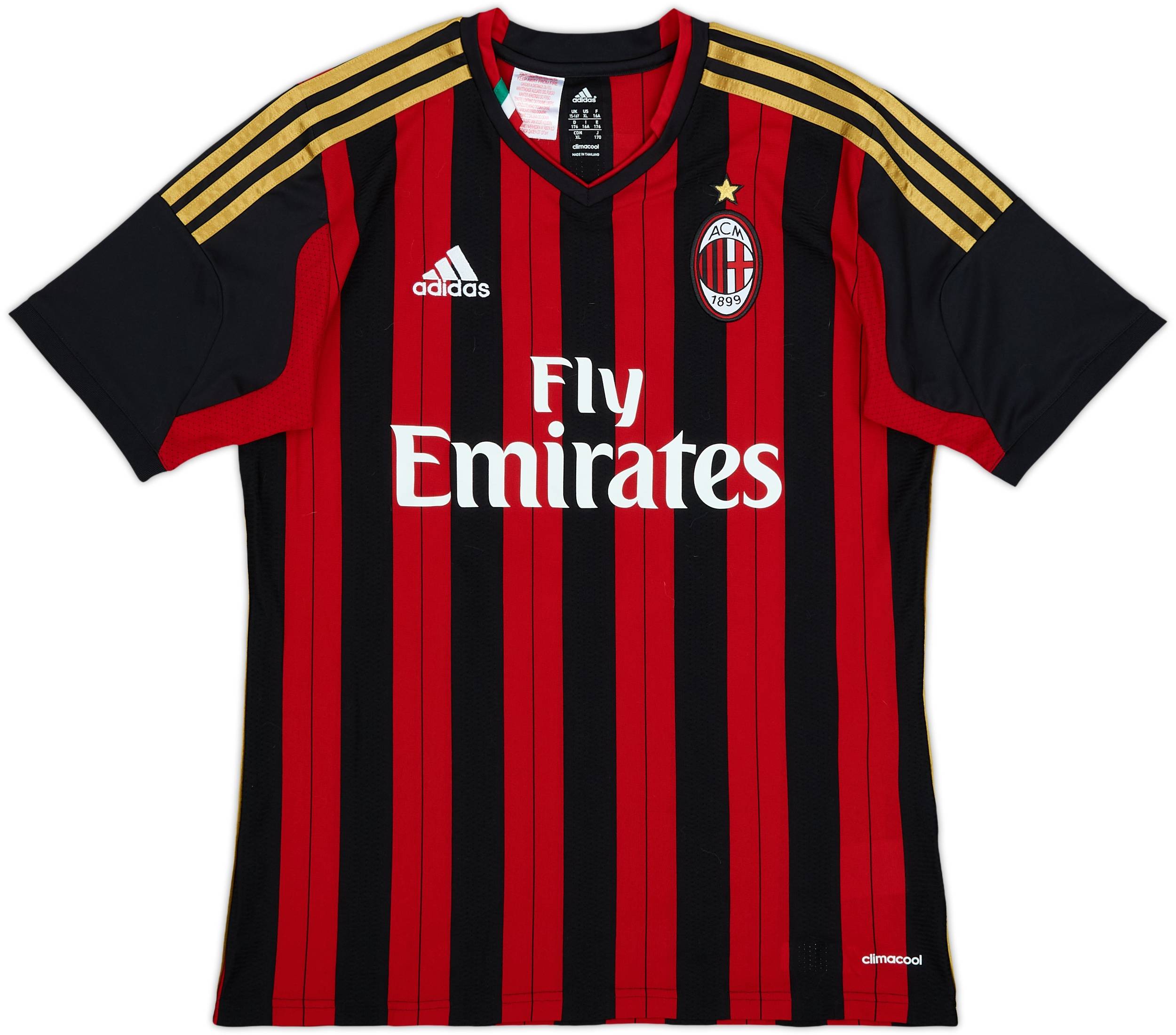 Maglia Ufficiale AC Milan Kaka 22 2025/26 Replica, Strisce Rossonere, In Poliestere, Con Ologramma Di Autenticità