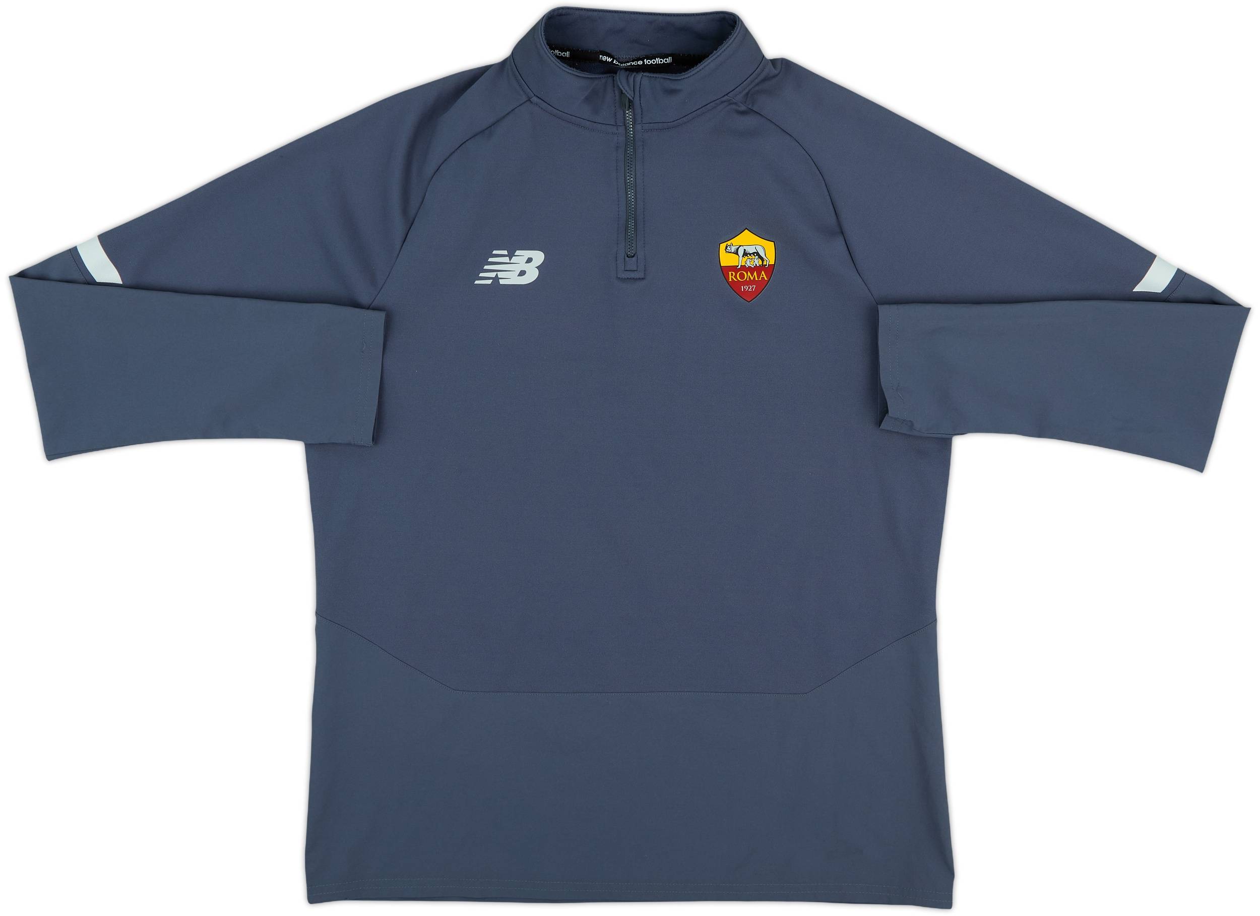 2021-22 Roma New Balance 1/4 Zip Drill Top - 8/10 - (XL)