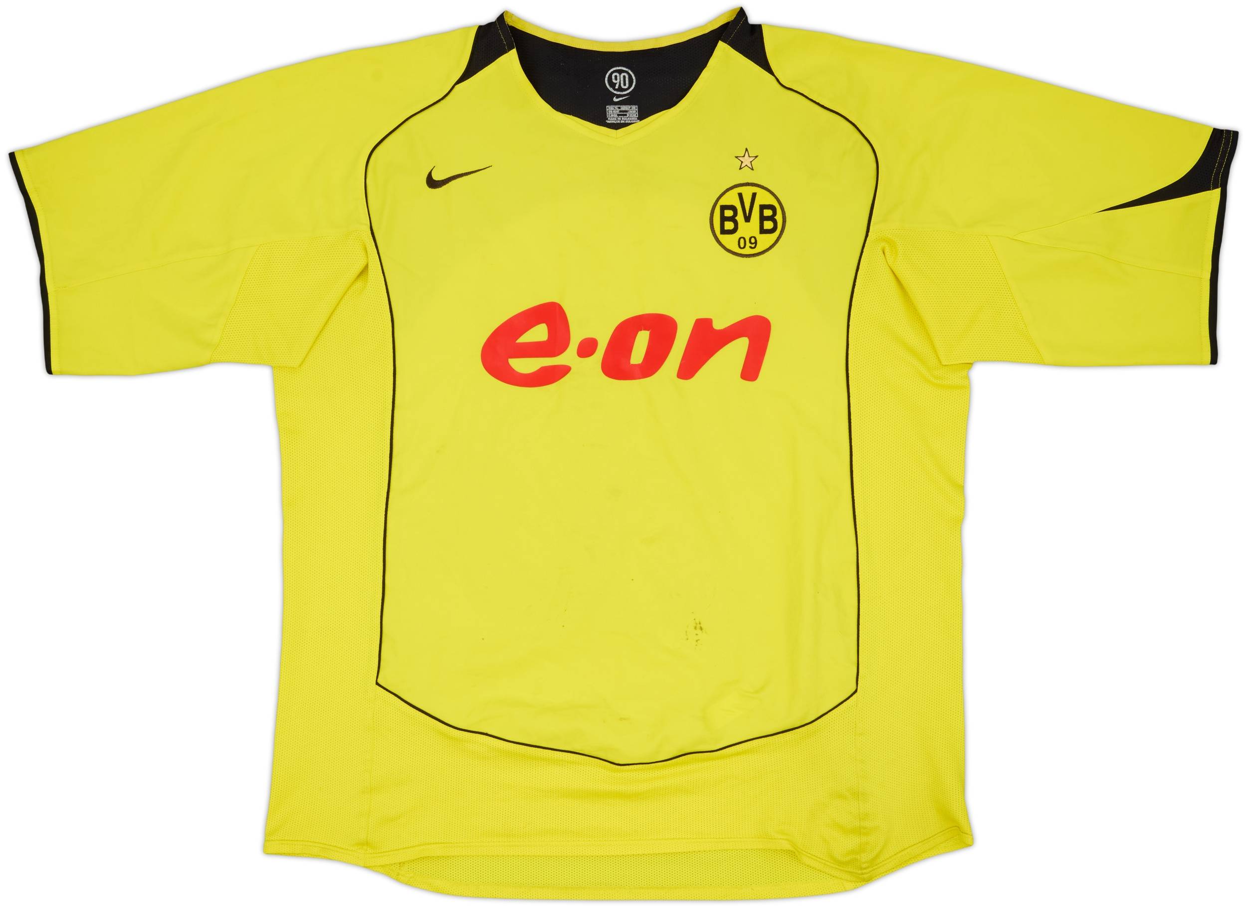 正規品 ドルトムント 05-06 ロシツキー ユニフォーム ROSICKY 2005 Nike Borussia Dortmund Home Soccer Jersey Tomas Rosicky Men