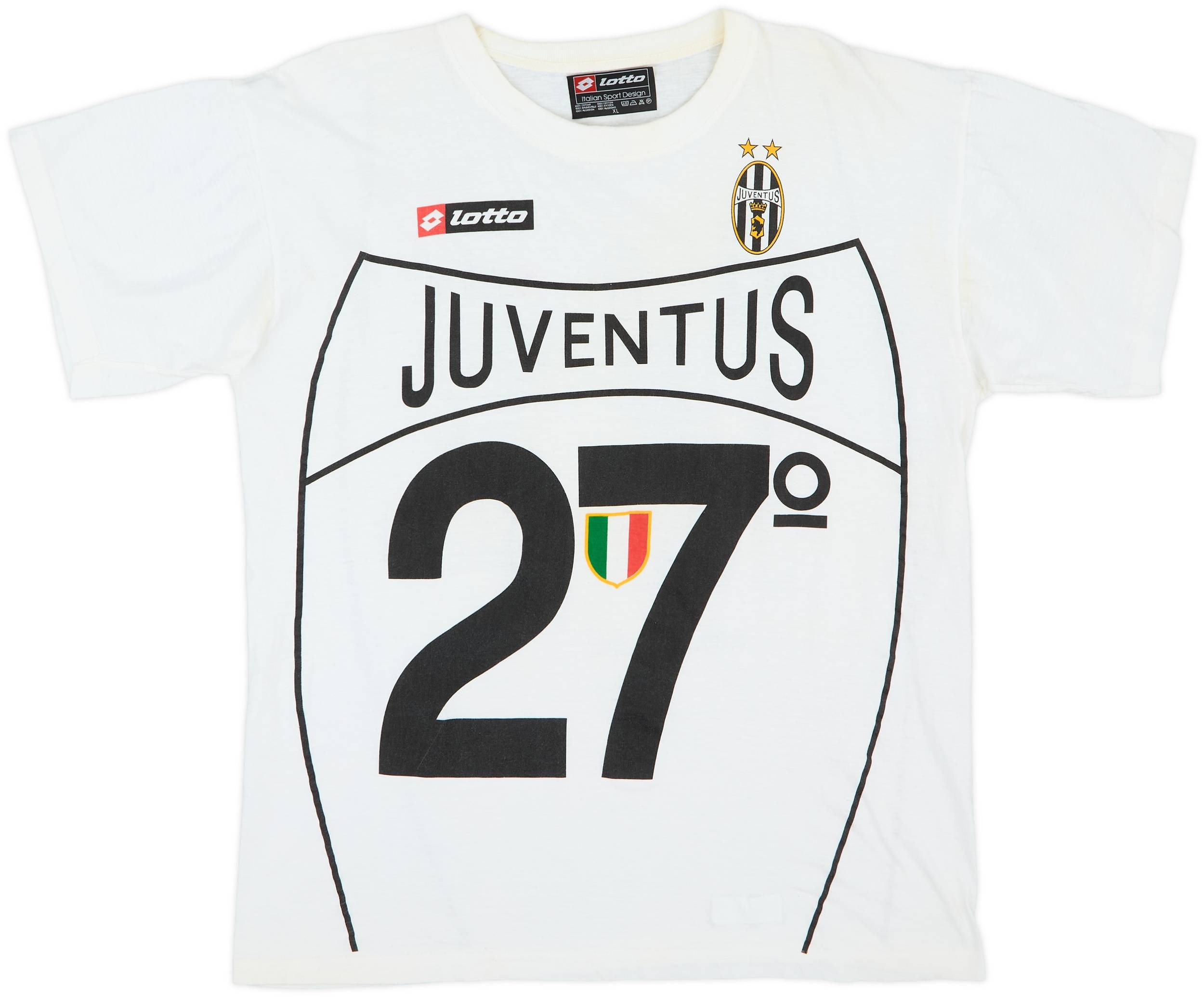 2002-03 Juventus Lotto Cotton Tee - 5/10 - (XL)