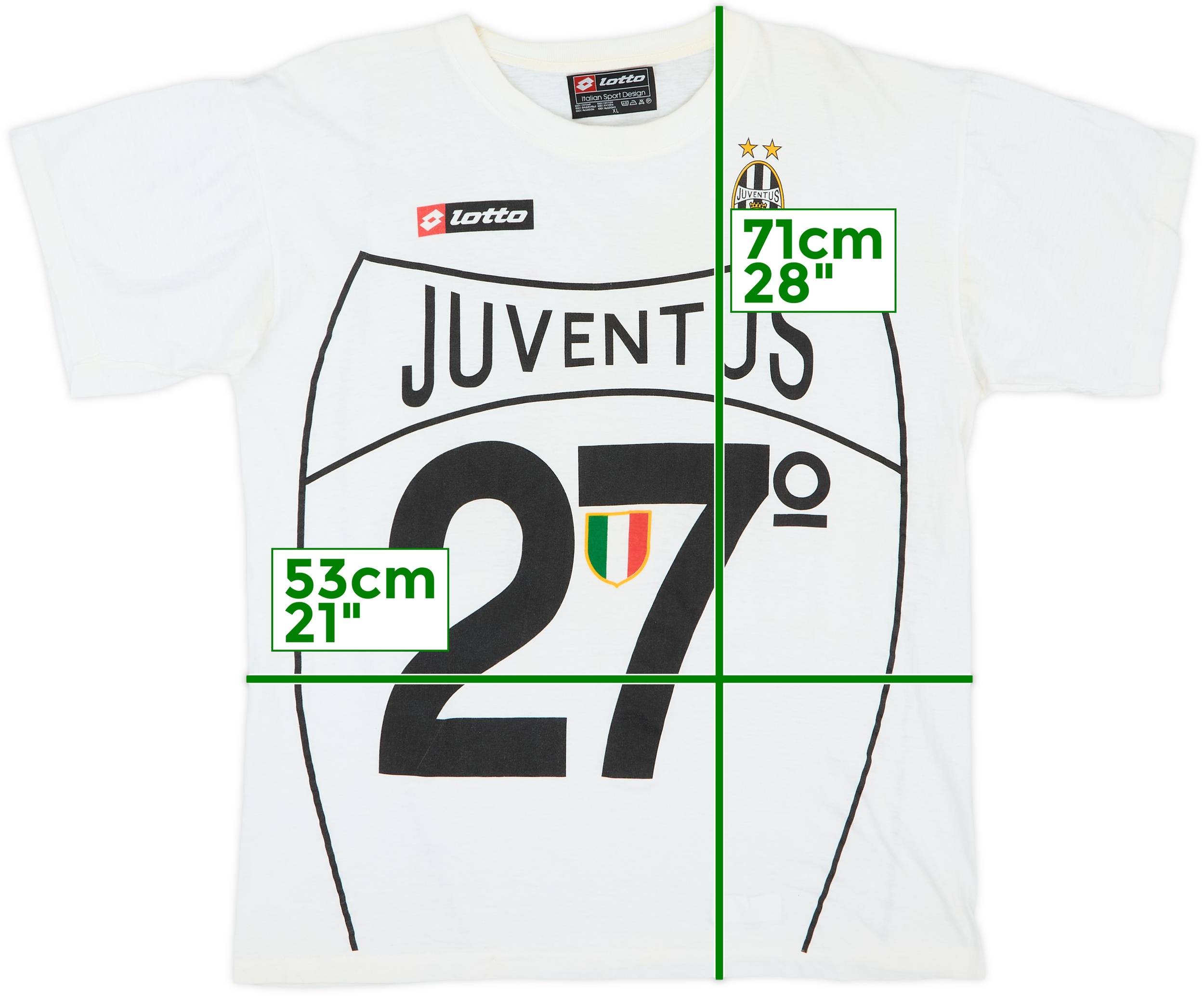 2002-03 Juventus Lotto Cotton Tee - 5/10 - (XL)
