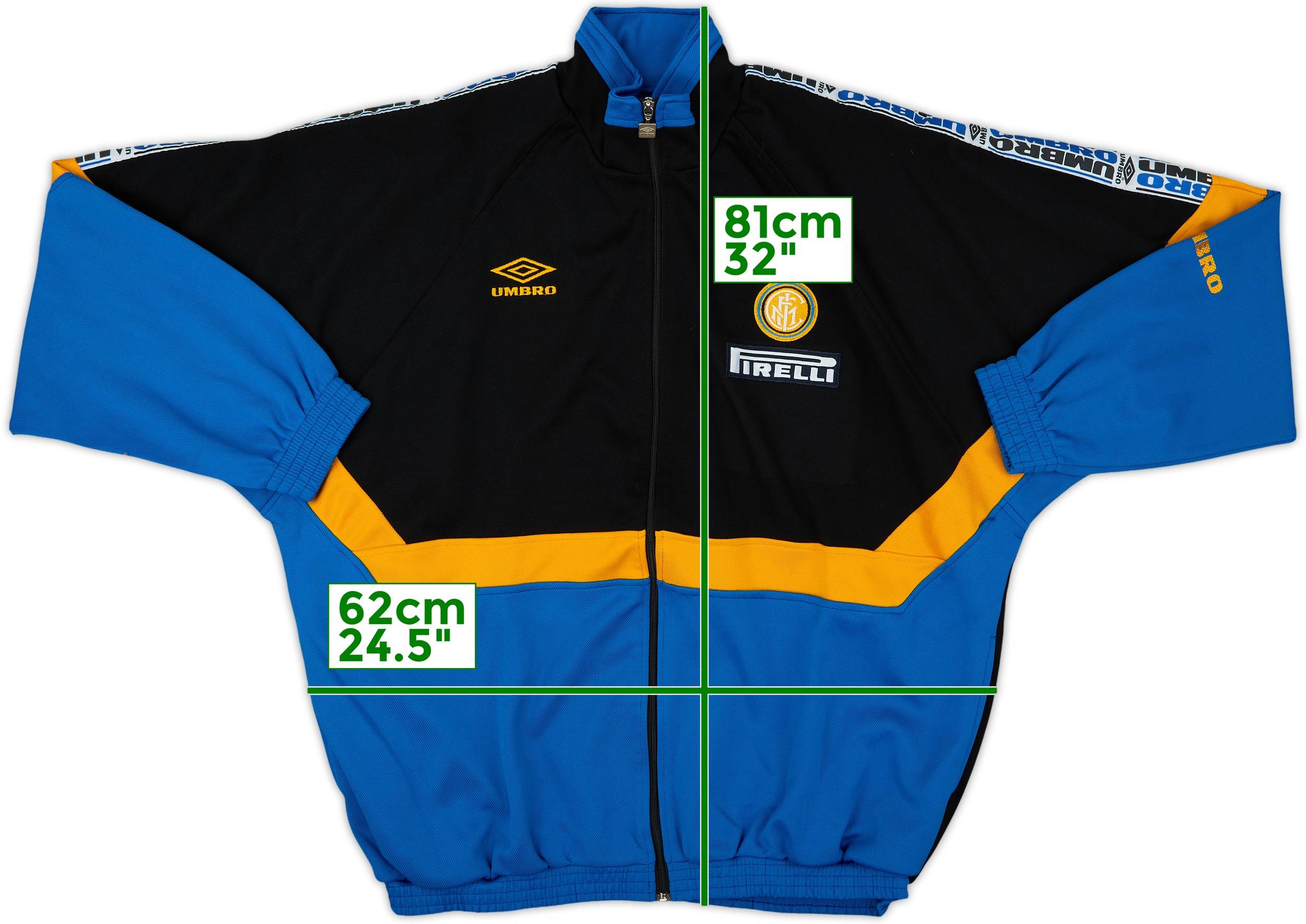 【正規97-98Umbro Inter training track top】 1997-98 Inter Milan Umbro Track Jacket - 9/10 - (XL)