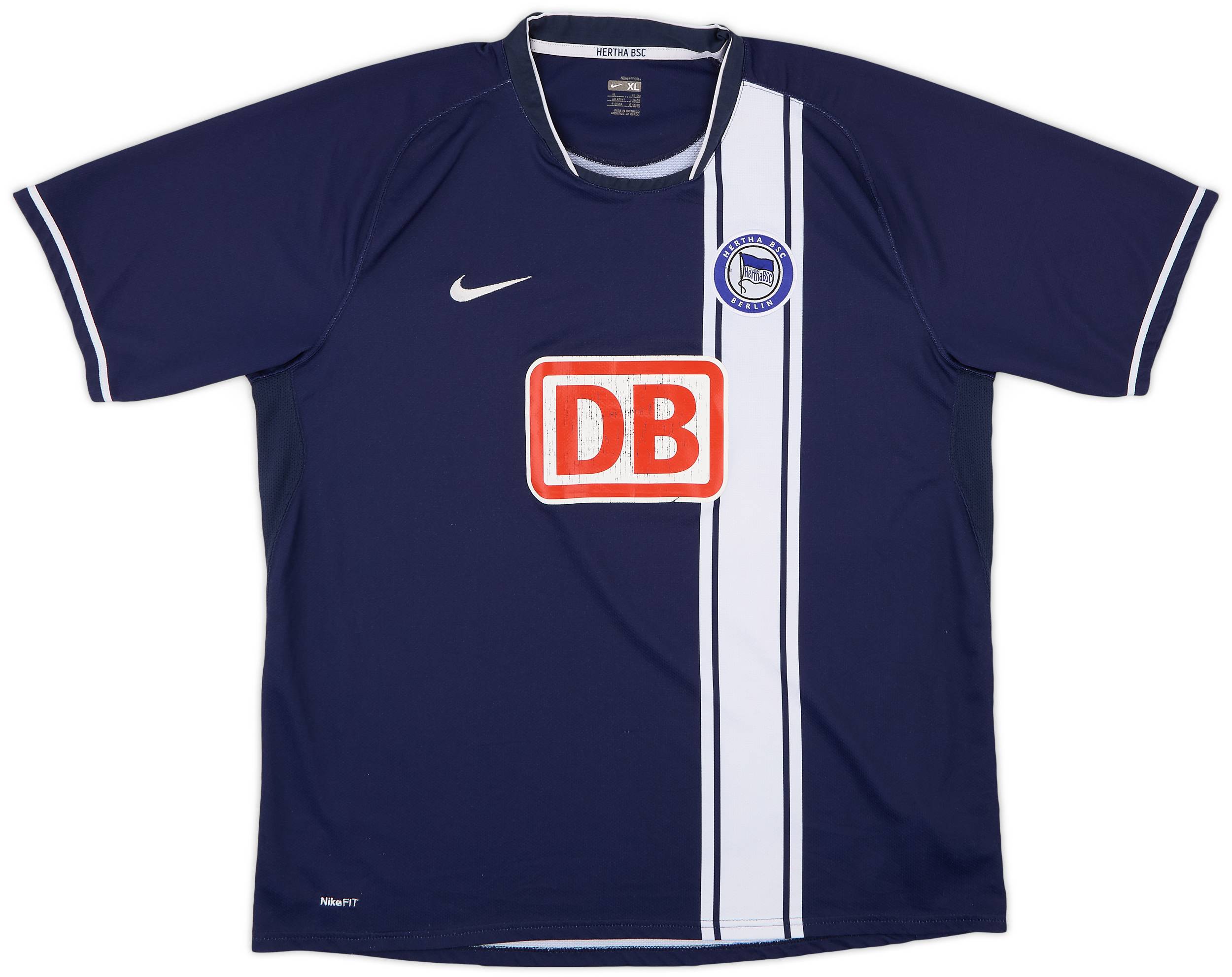 2007-08 Hertha Berlin Home Shirt - 6/10 - (XL)
