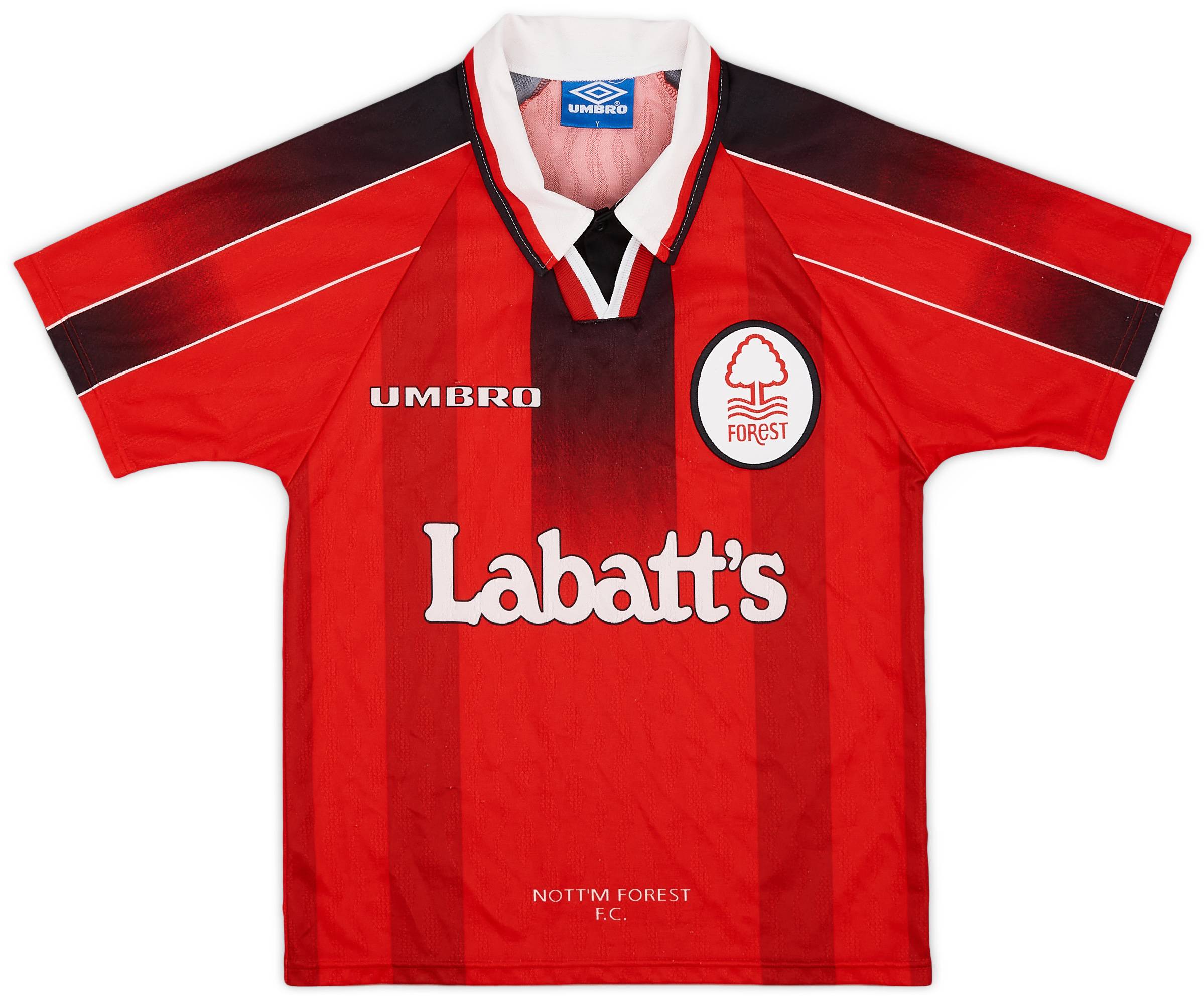 1996-97 Nottingham Forest Home Shirt - 9/10 - (Y)