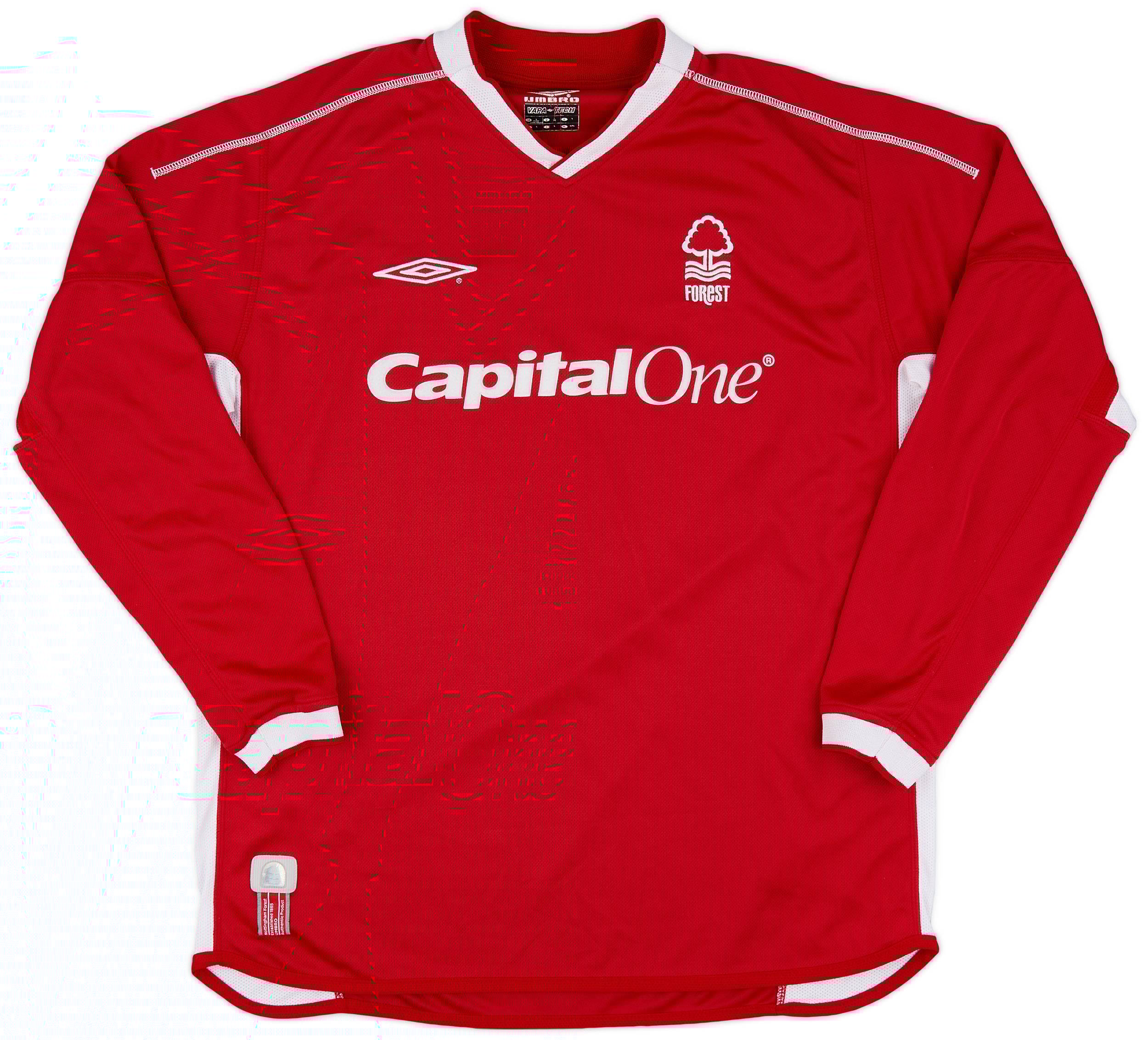 2003-04 Nottingham Forest Home L/S Shirt - 8/10 - (L)