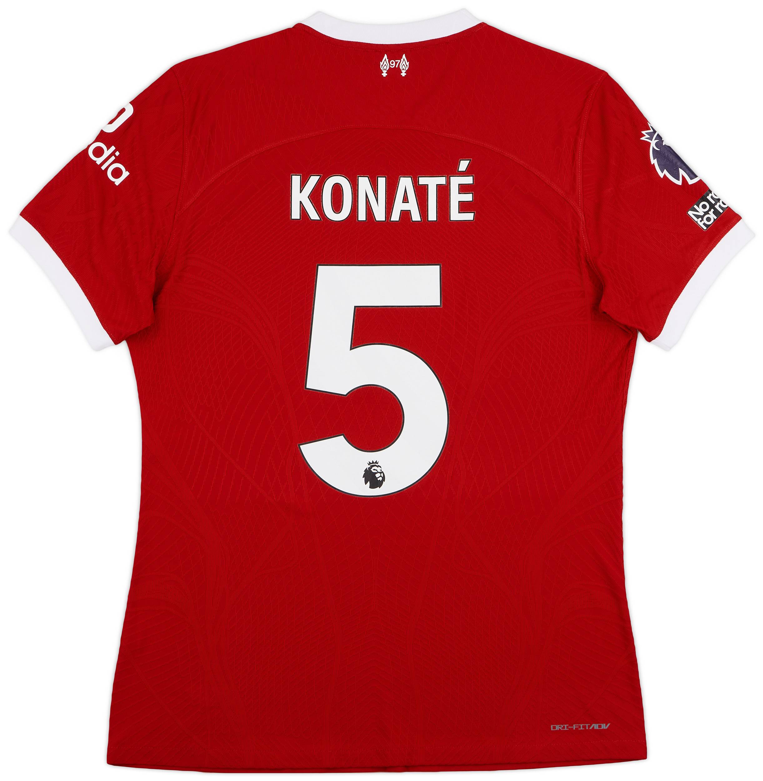 2023-24 Liverpool Match Issue Home Shirt Konate #5