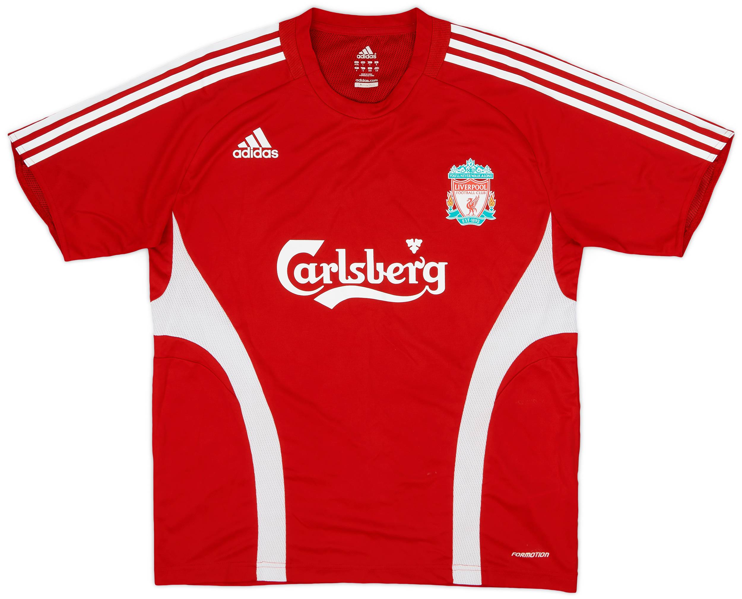 2008-09 Liverpool adidas Formotion Training Shirt - 7/10 - (L/XL)