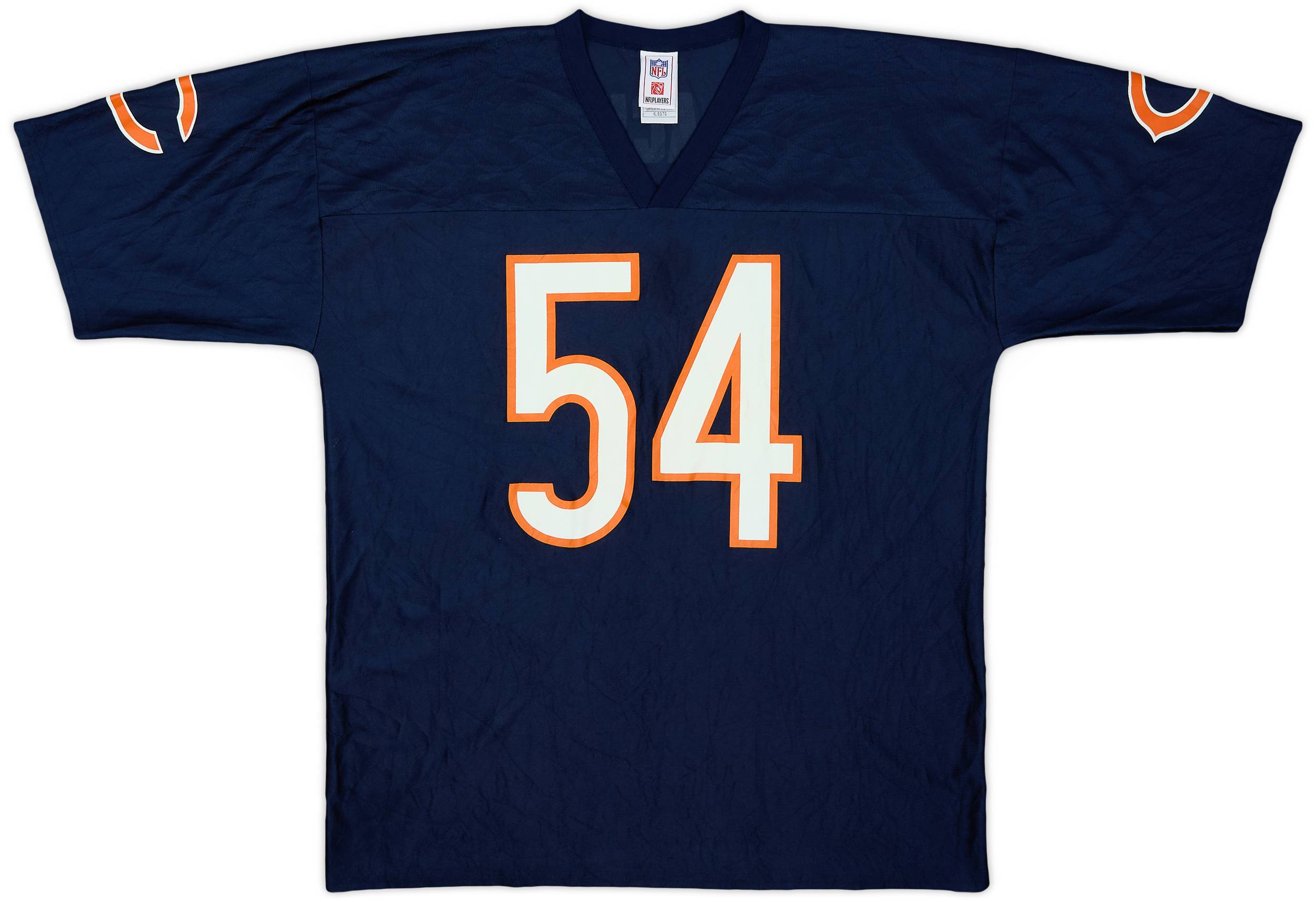 2007 Chicago Bears Urlacher #54 NFL Replica Home Jersey - 8/10 - (XL)