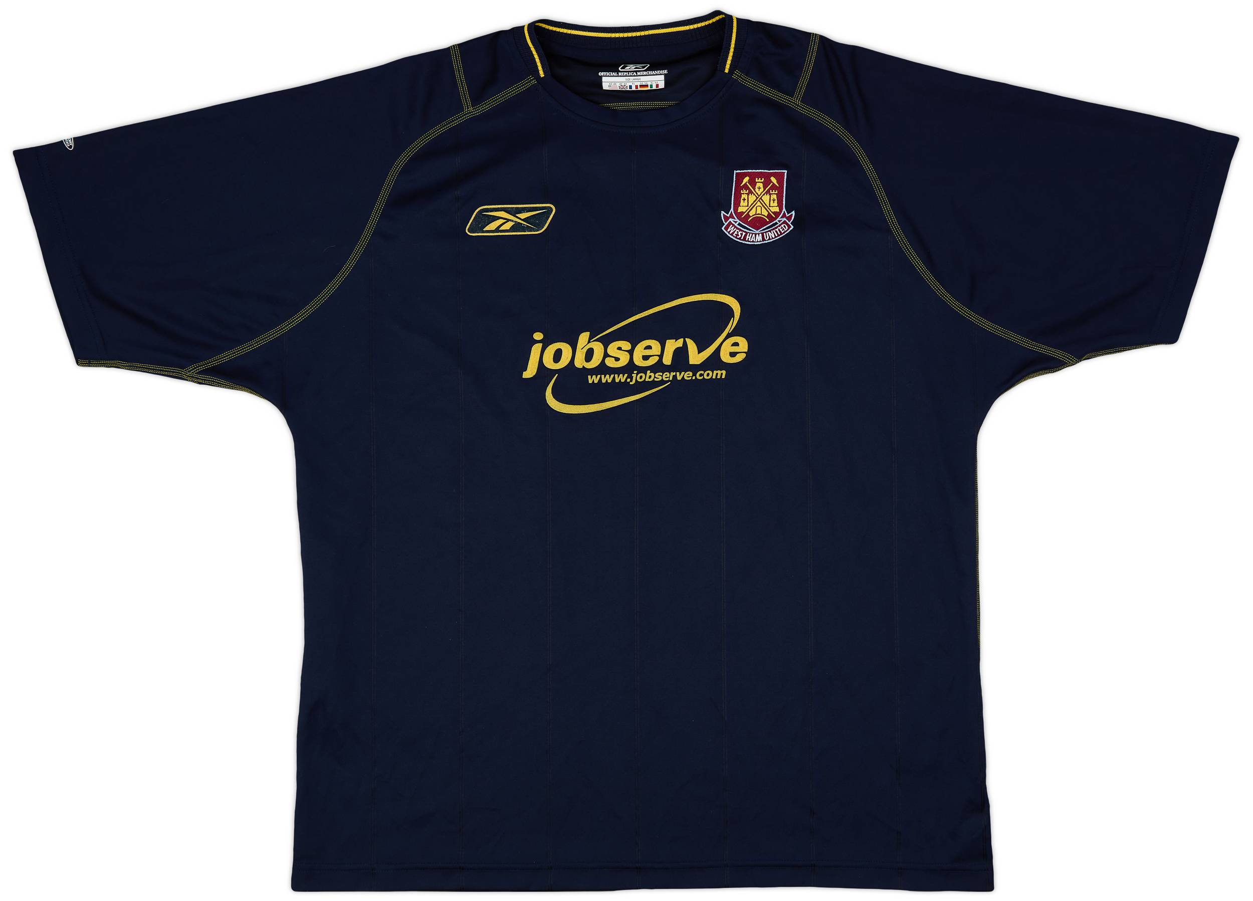 2003-04 West Ham Away Shirt - 8/10 - (L) 2003-04 West Ham Away Shirt - 8/10 - (L)