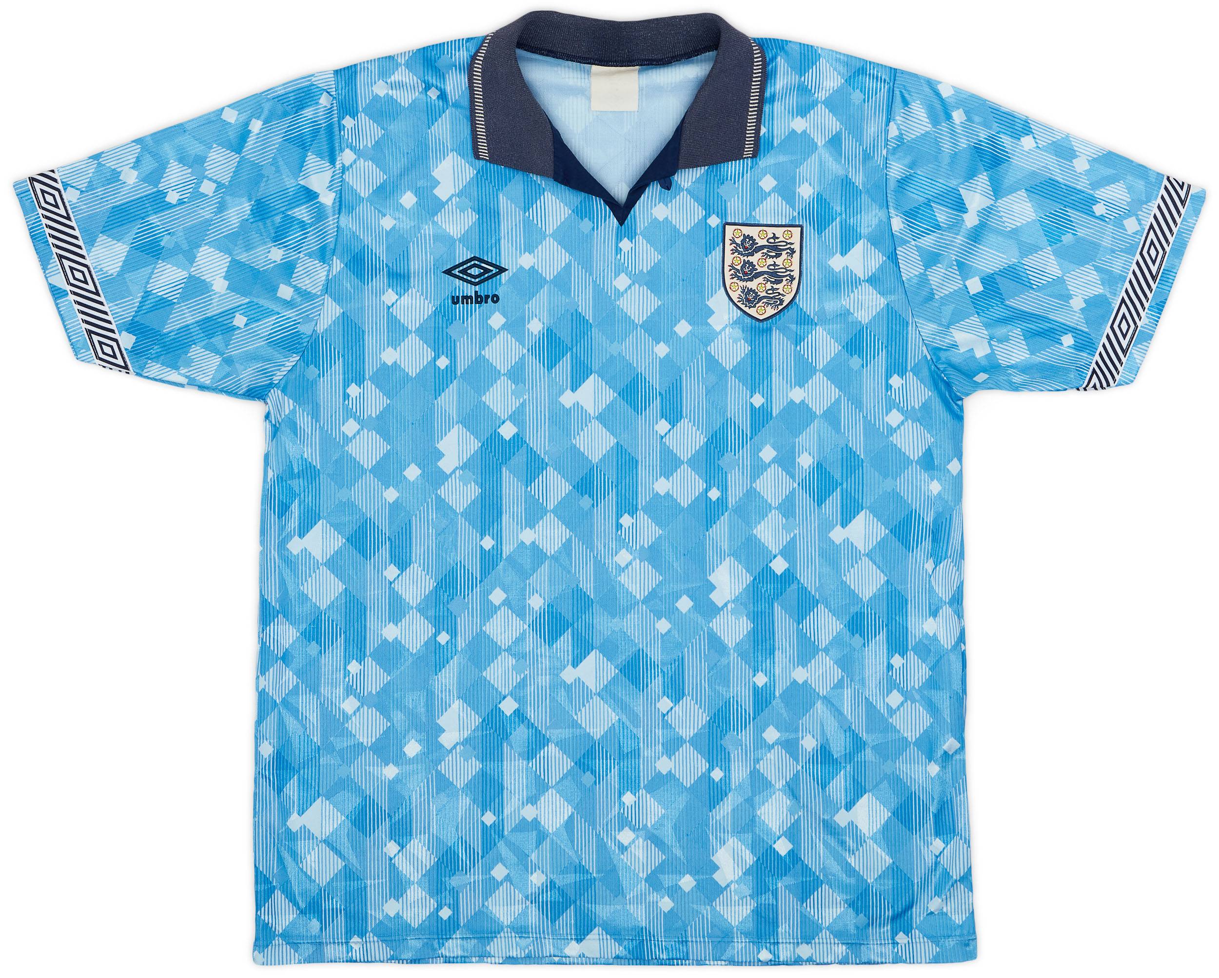 1990-92 England Third Shirt - 8/10 - (L)