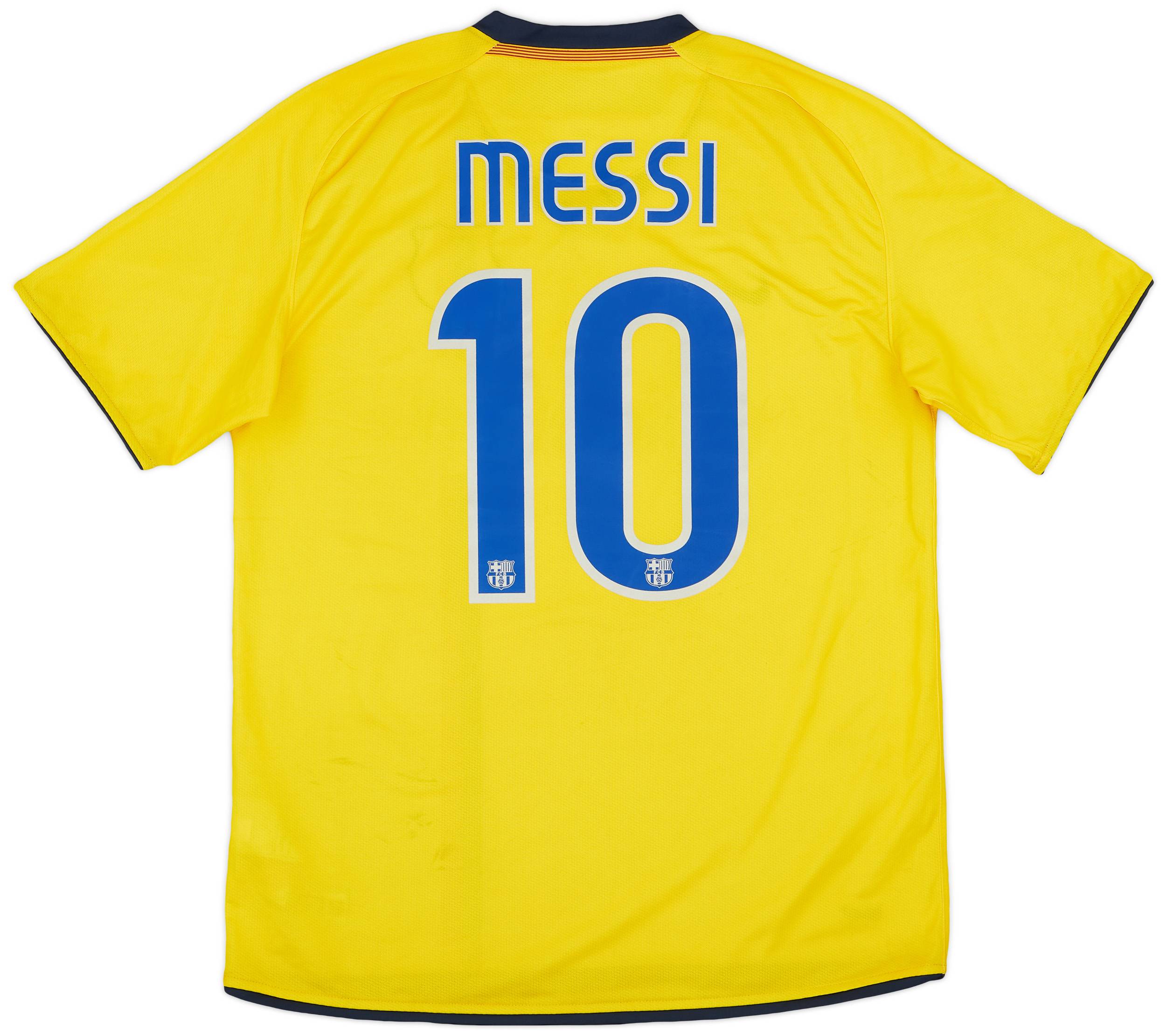 2008-10 Barcelona Away Shirt Messi #10 - 6/10 - (M)