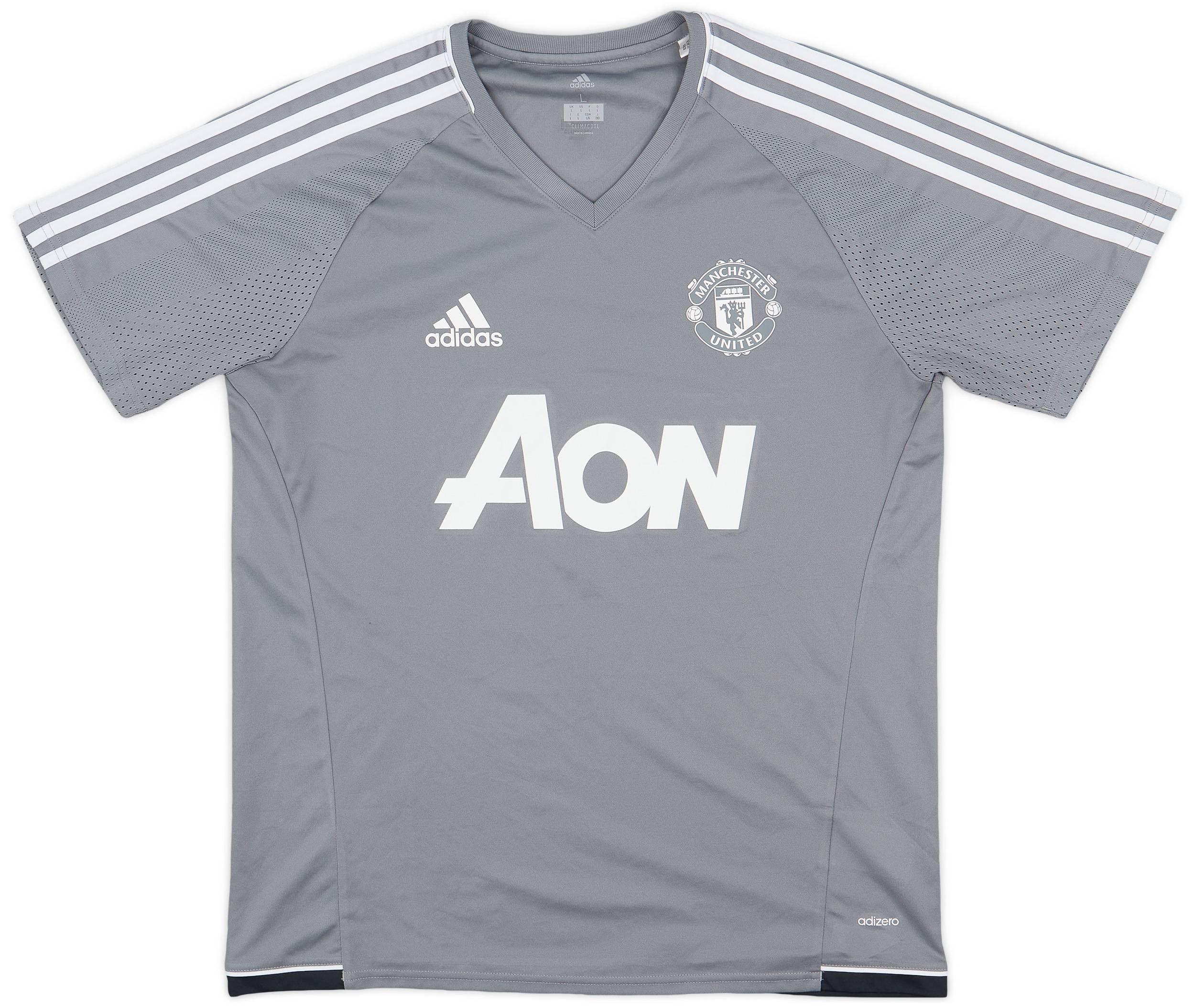 2017-18 Manchester United adizero Training Shirt - 9/10 - (L)