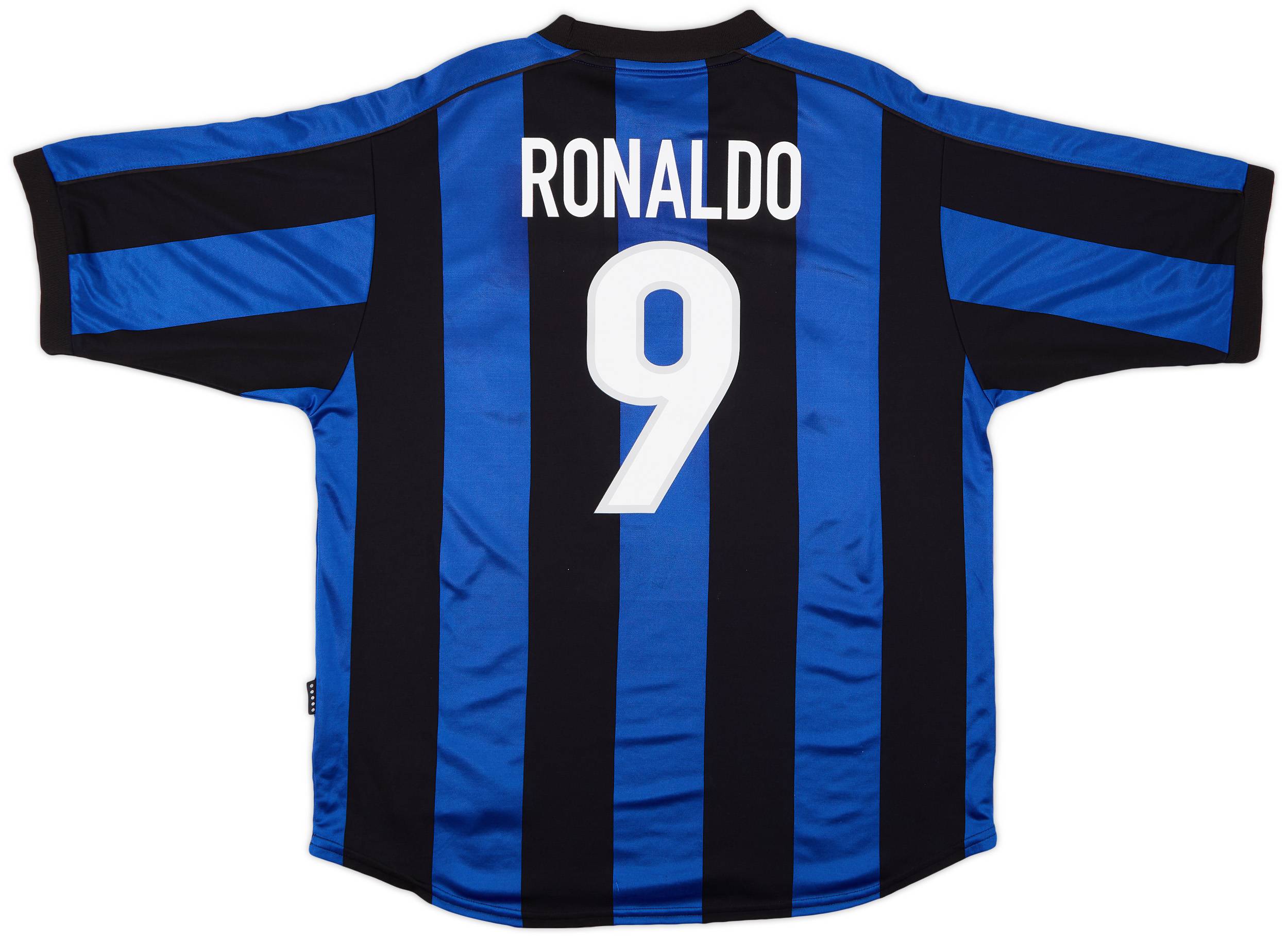1999-00 Inter Milan Home Shirt Ronaldo #9 - 8/10 - (XL)