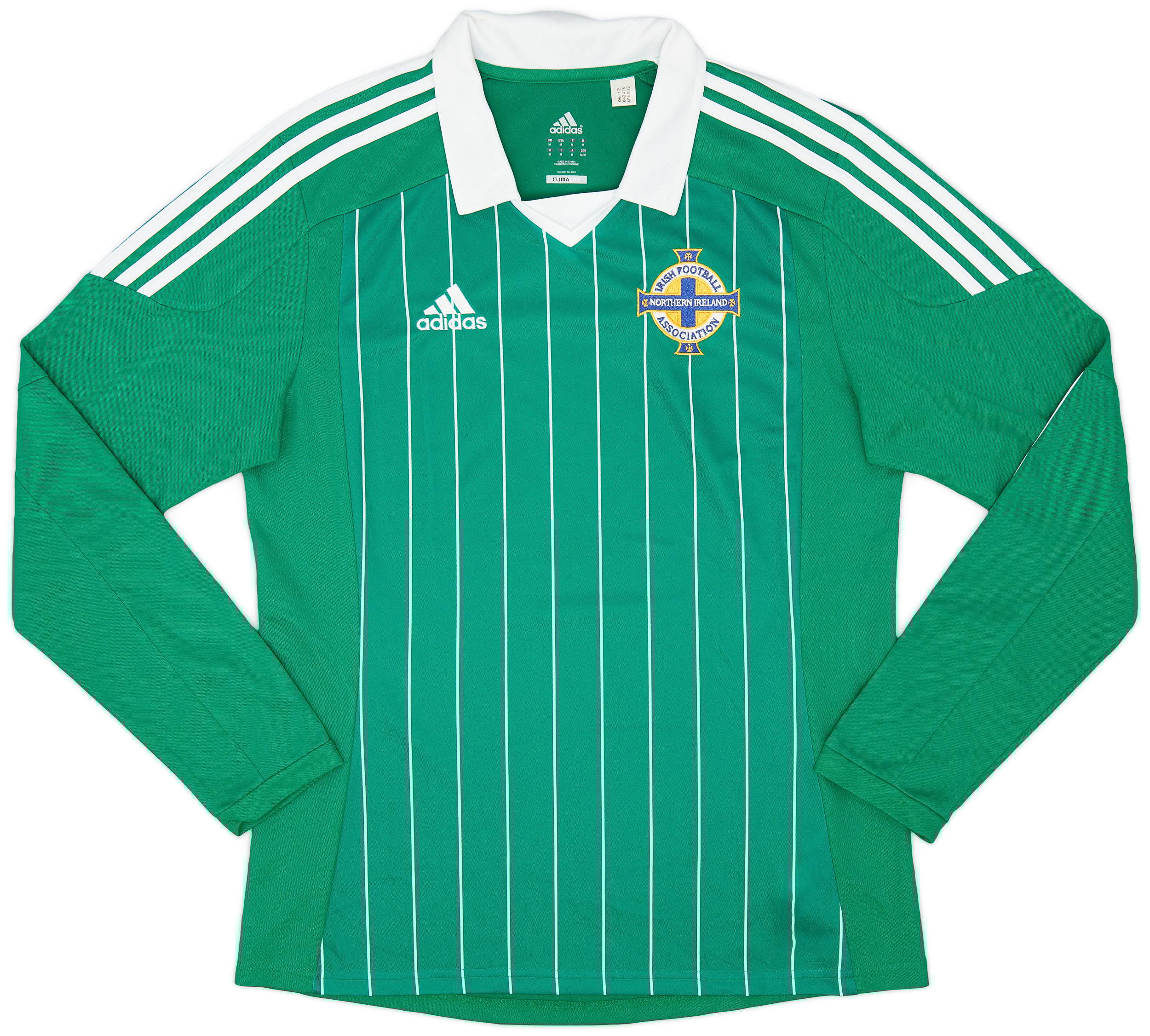 2012-13 Northern Ireland Home L/S Shirt - 9/10 - (M)