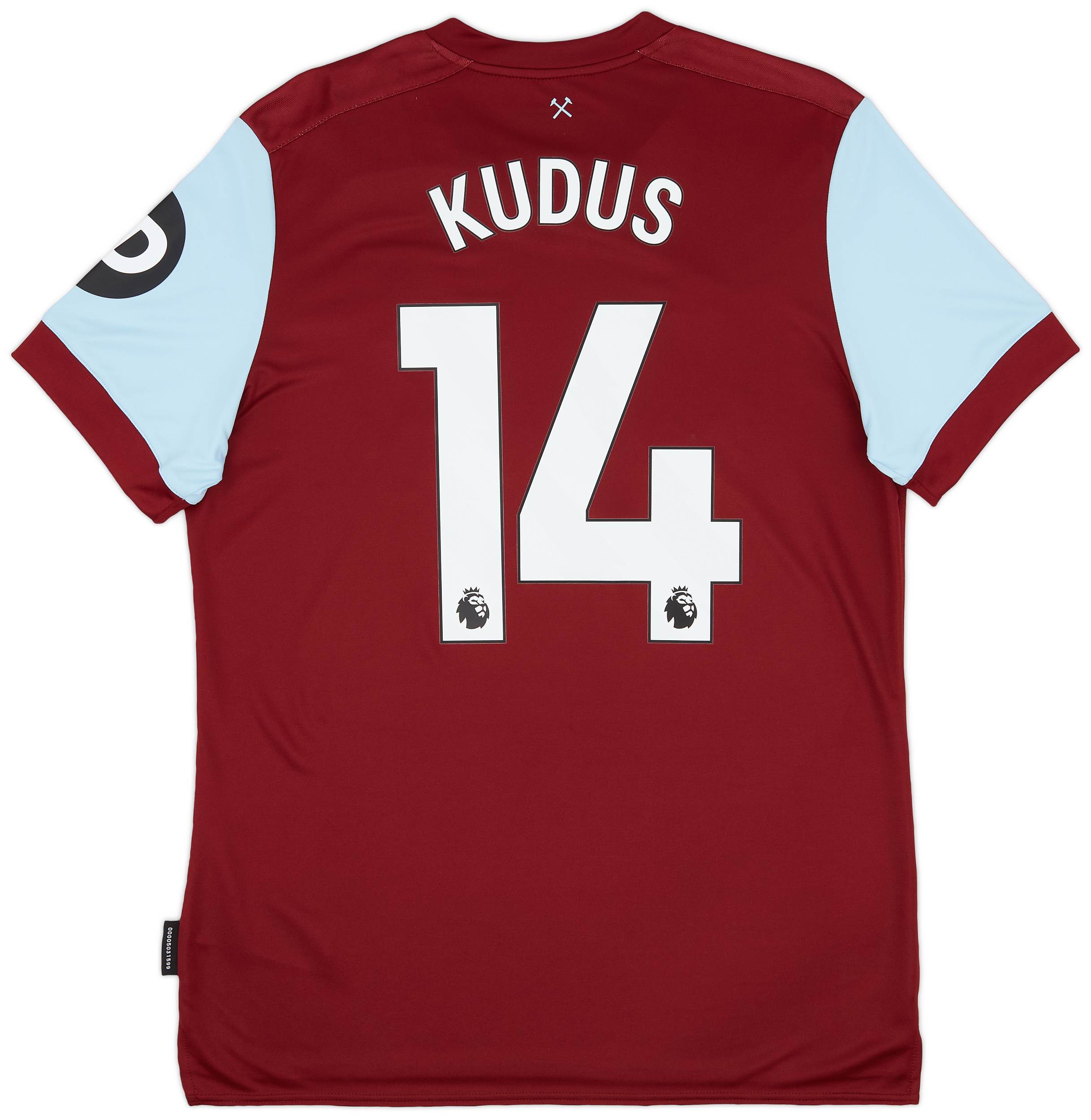 2023-24 West Ham Home Shirt Kudus #14