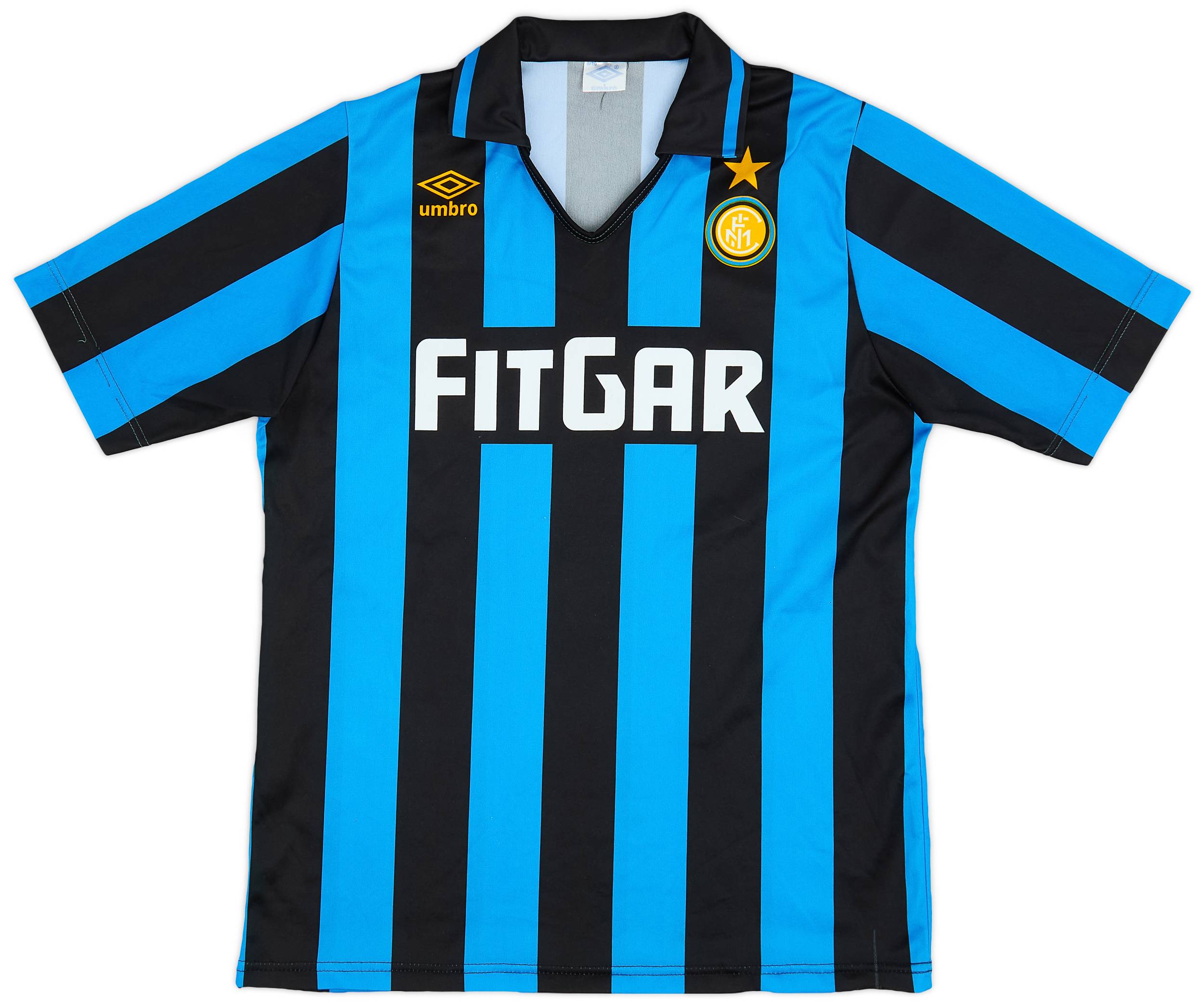 1991-92 Inter Milan Basic Home Shirt - 8/10 - (S)