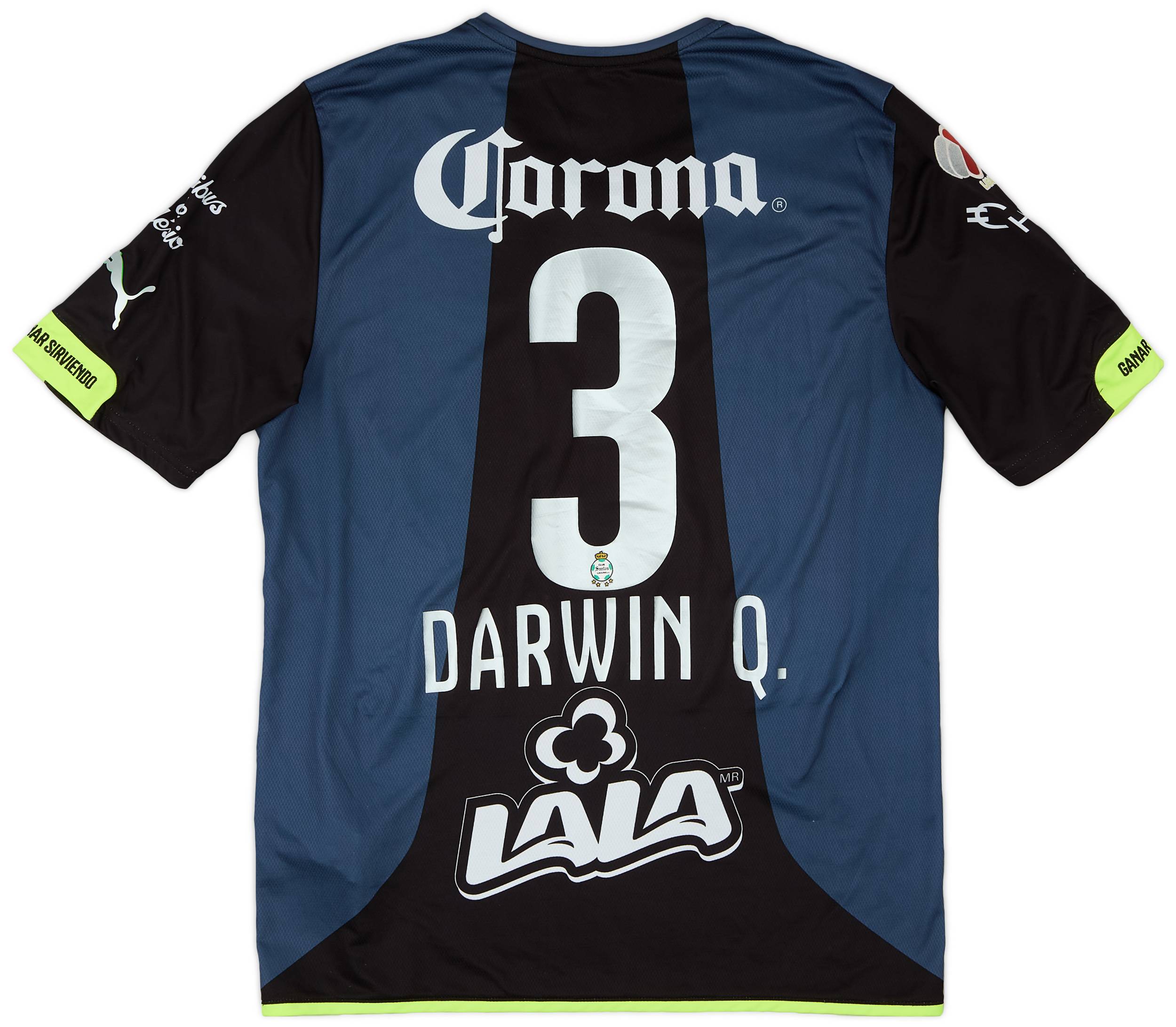 2014-15 Santos Laguna Away Shirt Darwin Q. #3 - 8/10 - (L)