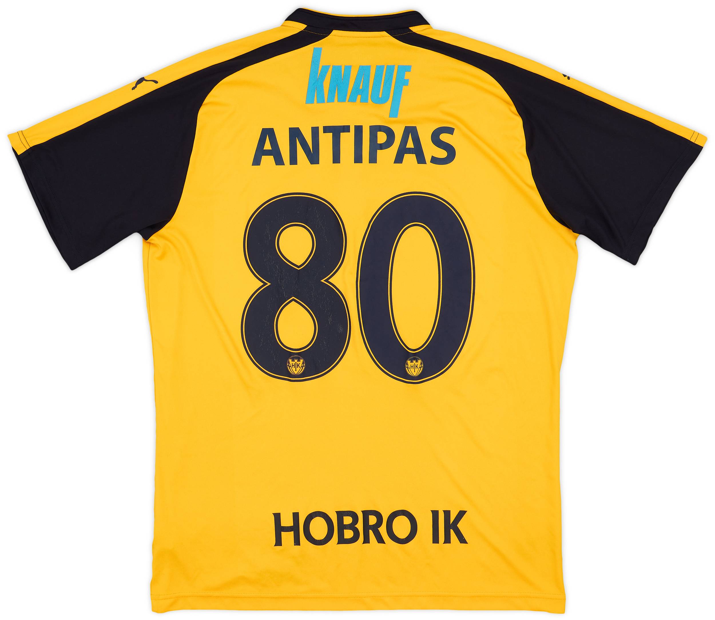 2017-18 Hobro IK Home Shirt Antipas #80 - 6/10 - (XL)