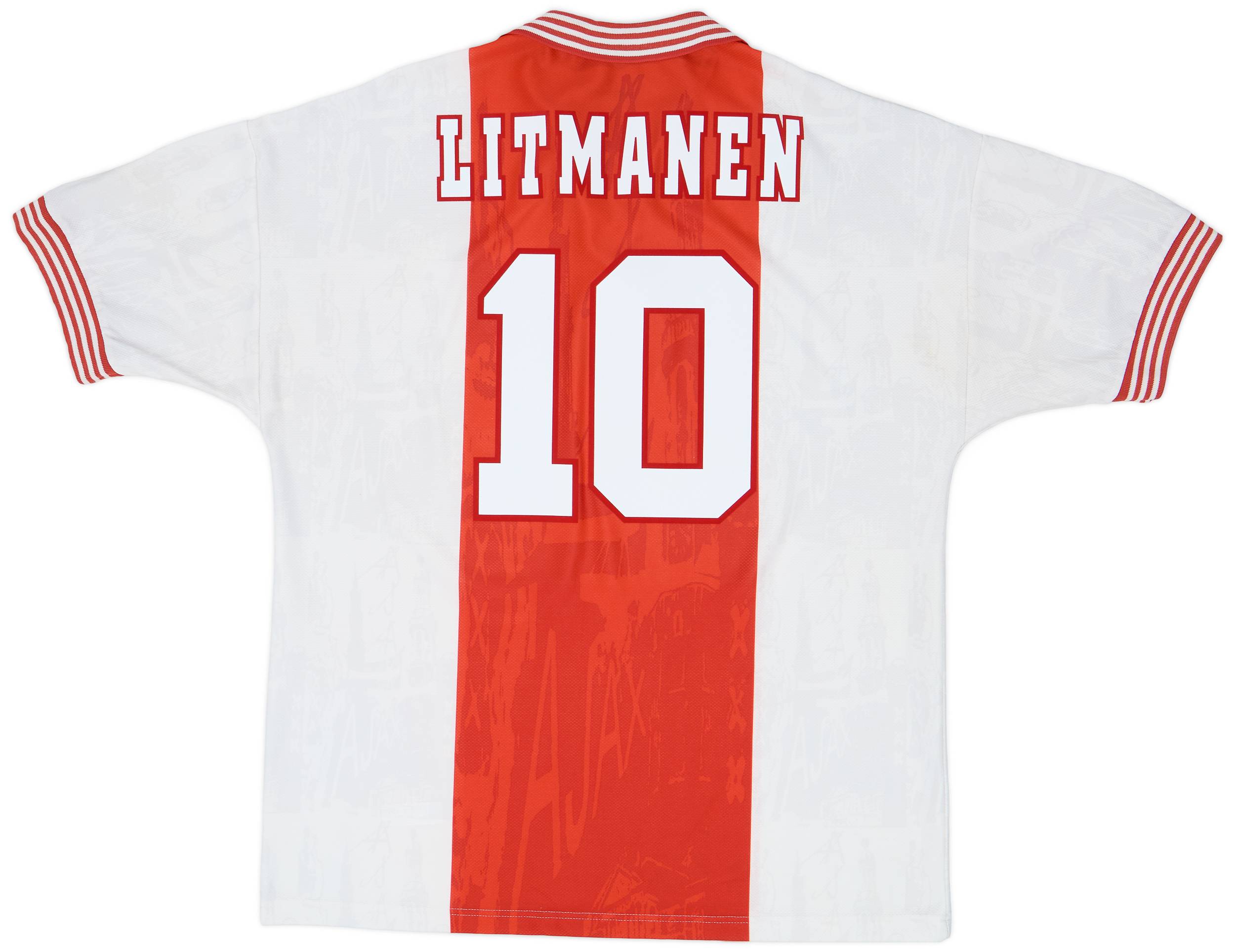 1996-97 Ajax Home Shirt Litmanen #10 - 8/10 - (XL)