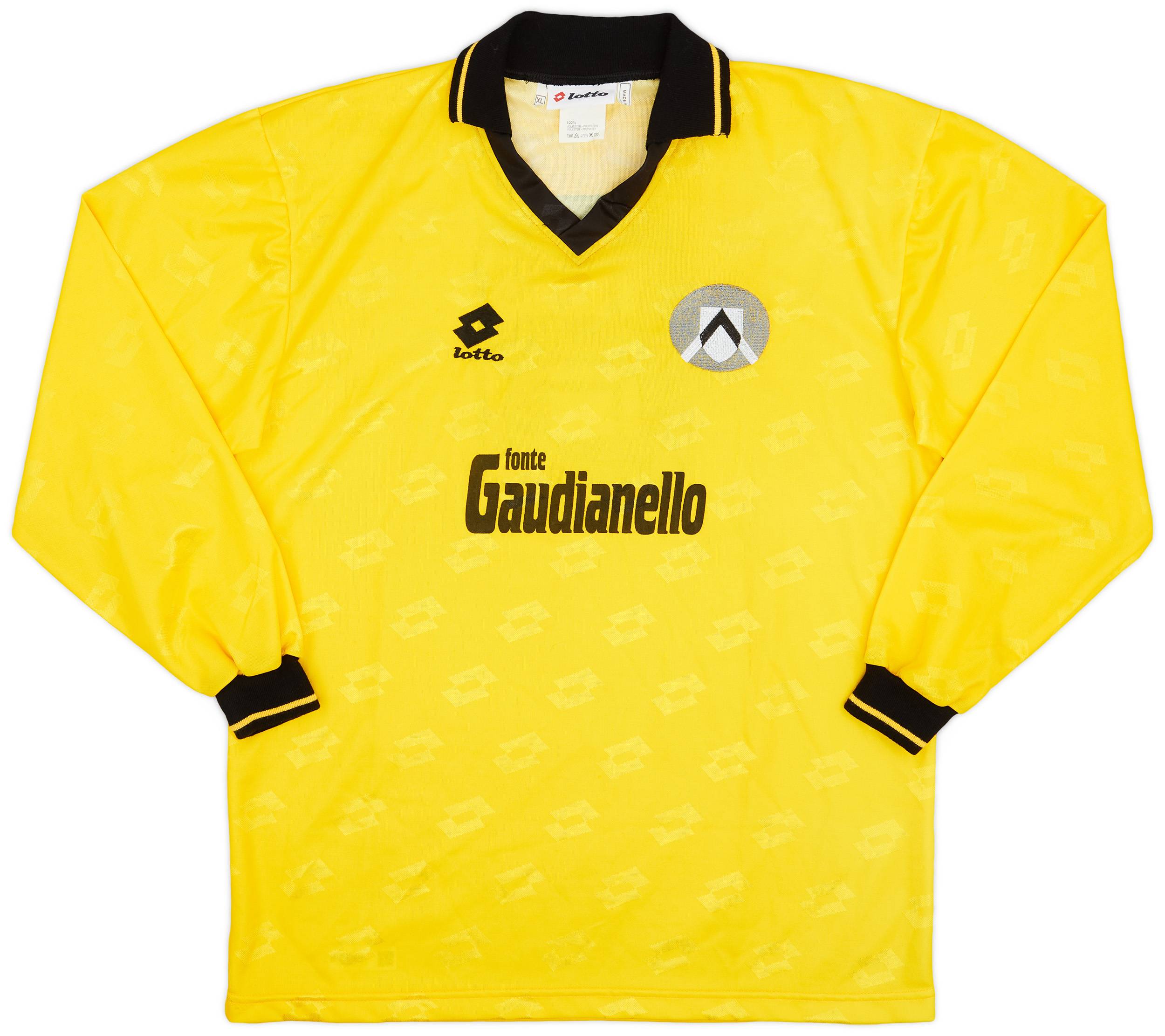 1992-93 Udinese Match Worn Away L/S Shirt #6 (Mandorlini)