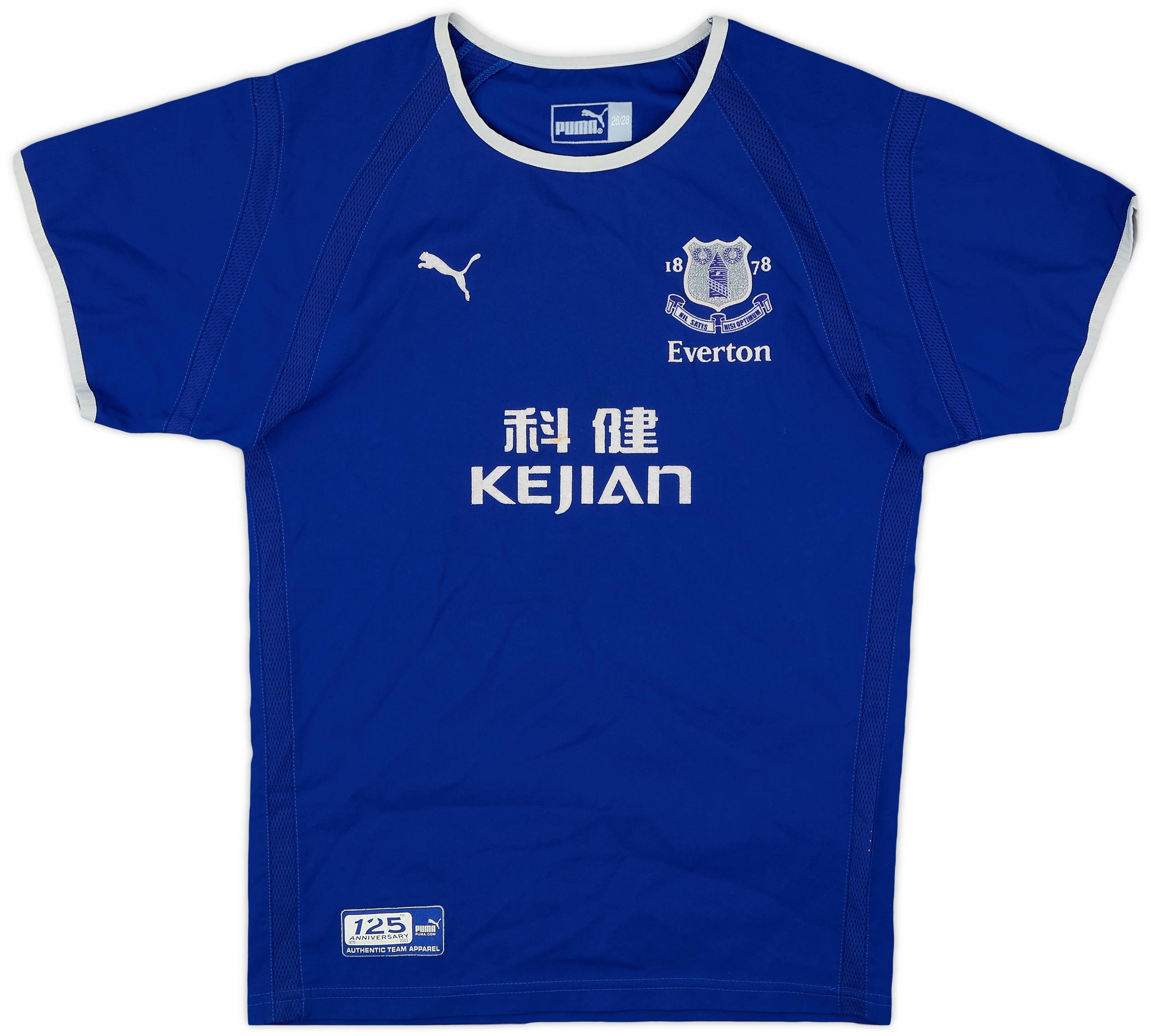 2003-04 Everton Home Shirt - 7/10 - (S.Boys)