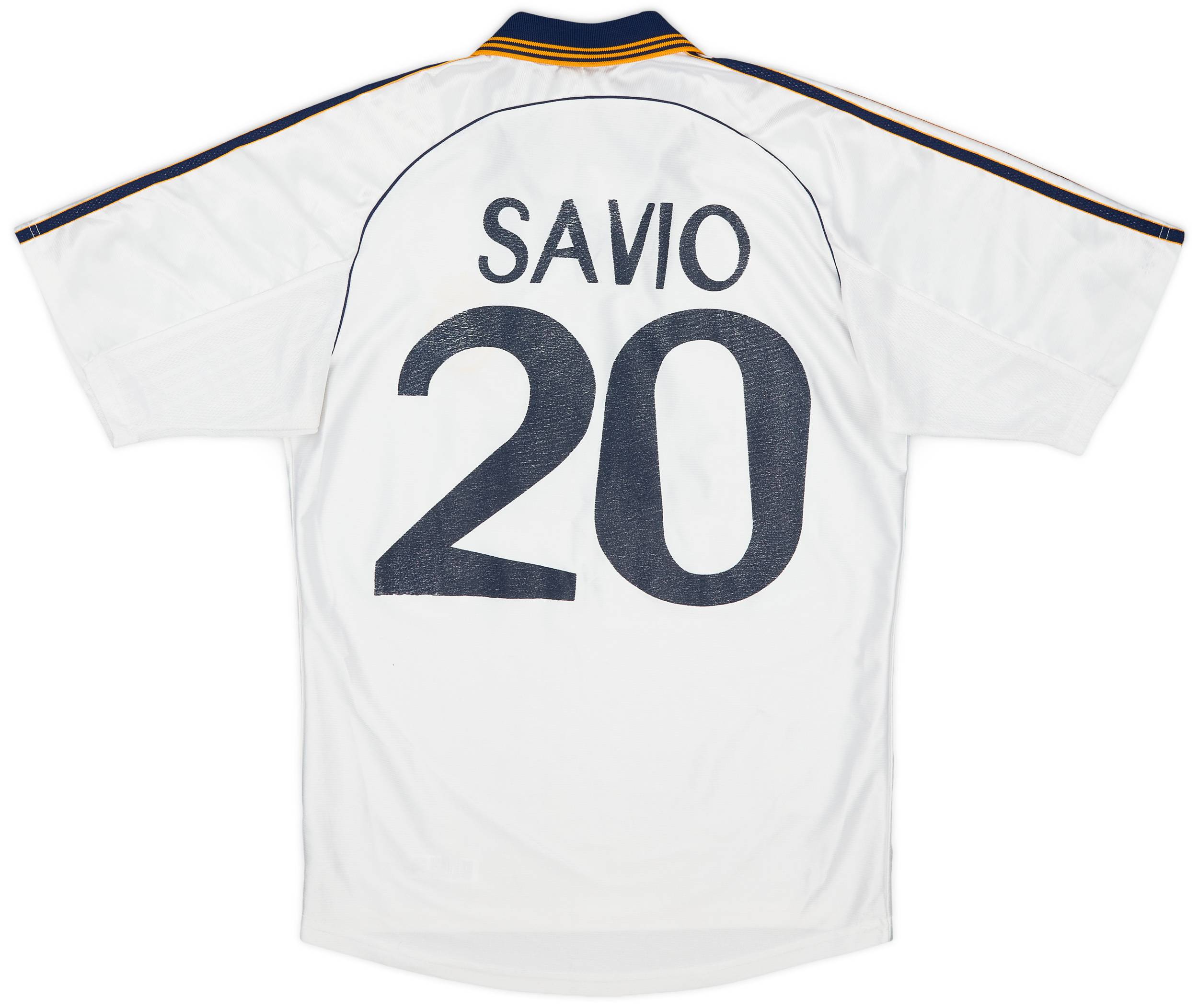 1998-00 Real Madrid Home Shirt Savio #20 - 7/10 - (S)